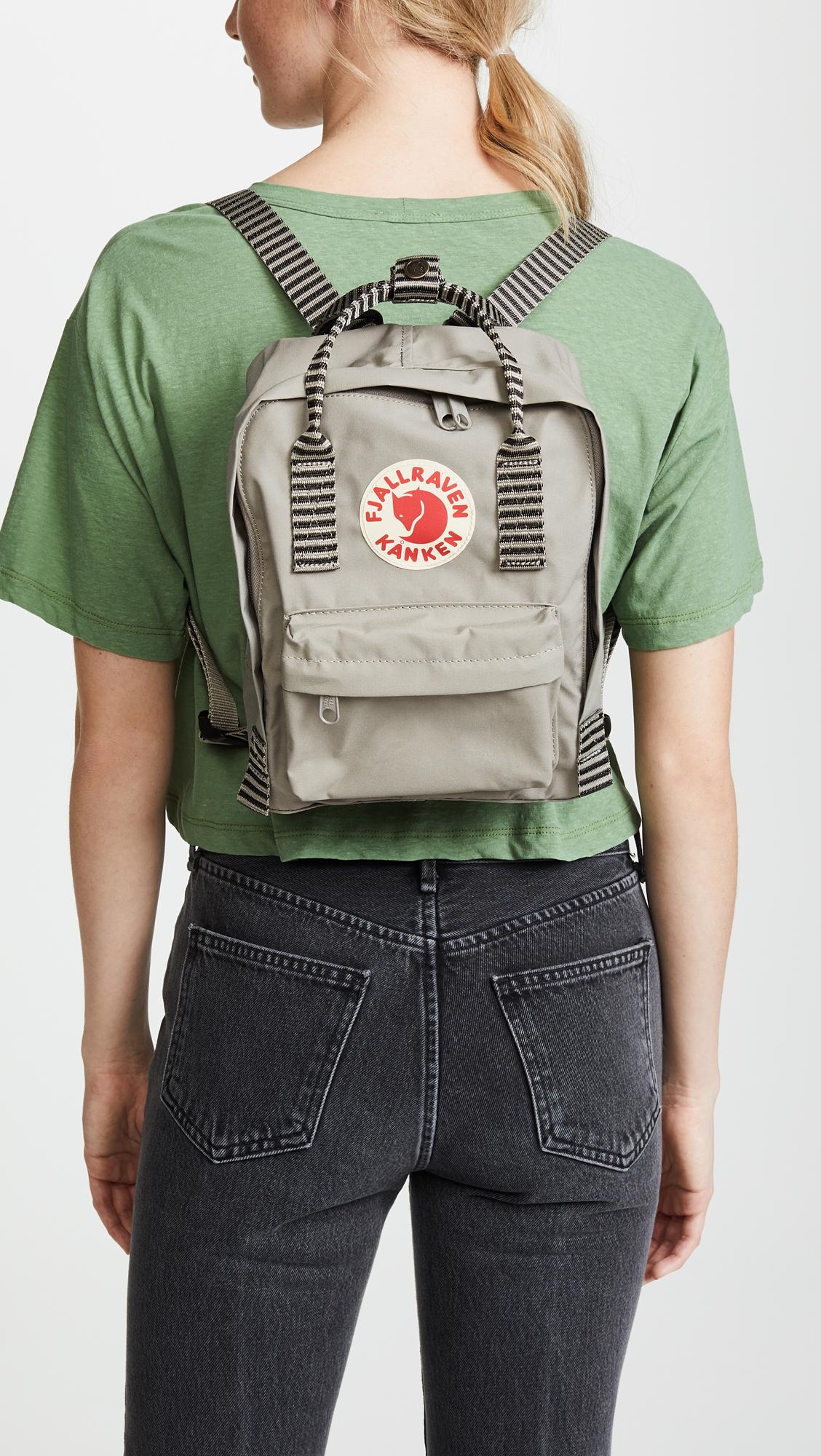 Fjallraven Canvas Kanken Mini Backpack | Lyst