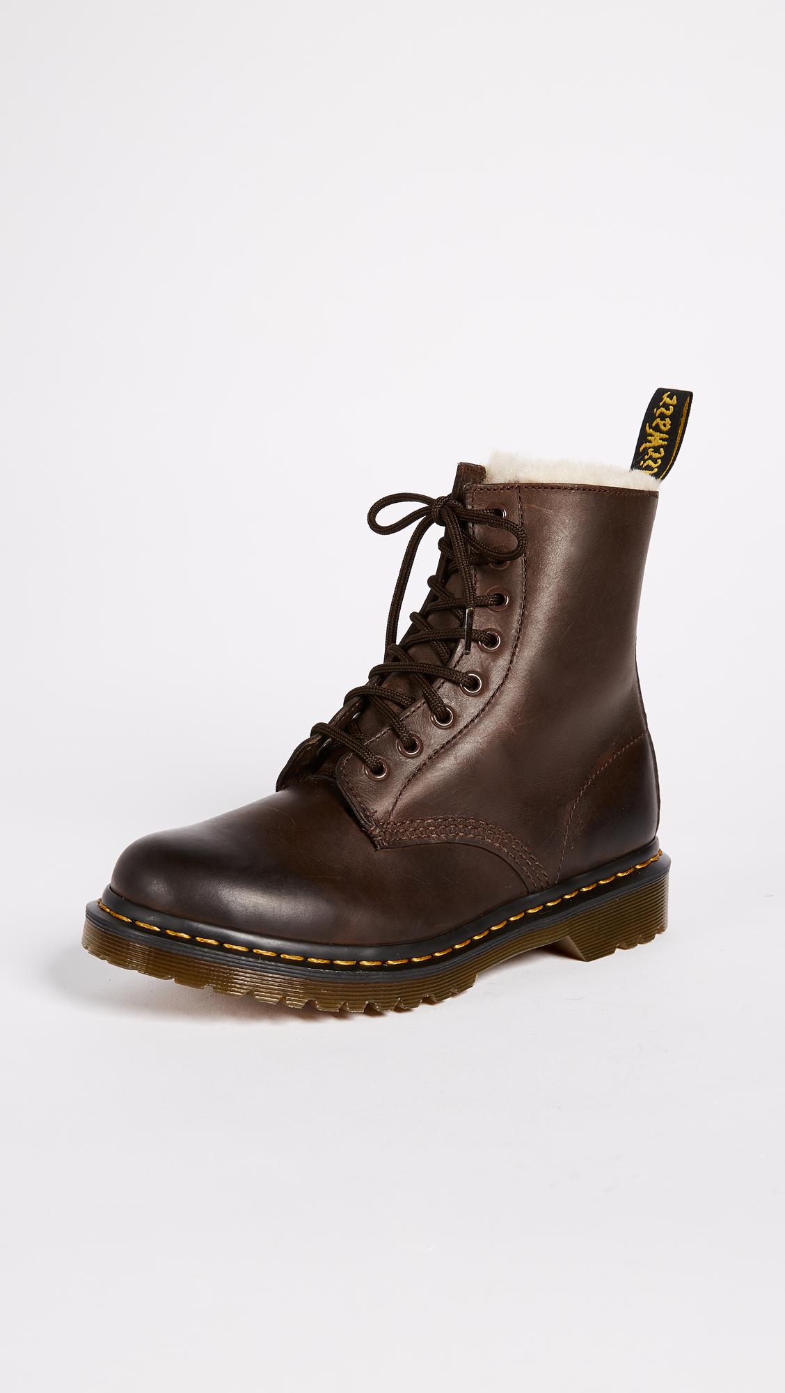serena dr martens brown