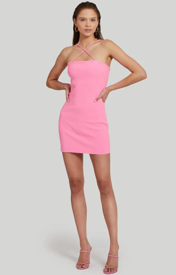 Amanda Uprichard Ronit Dress in Pink Lyst