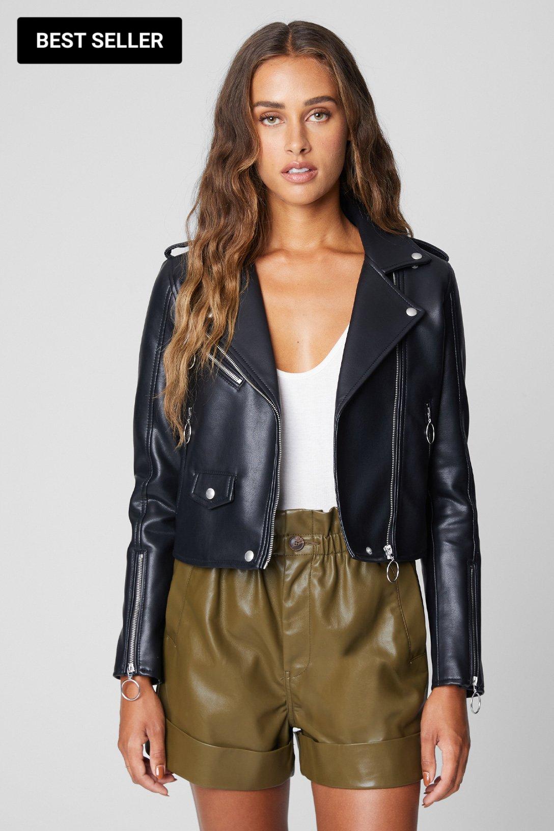 blanknyc clean moto jacket