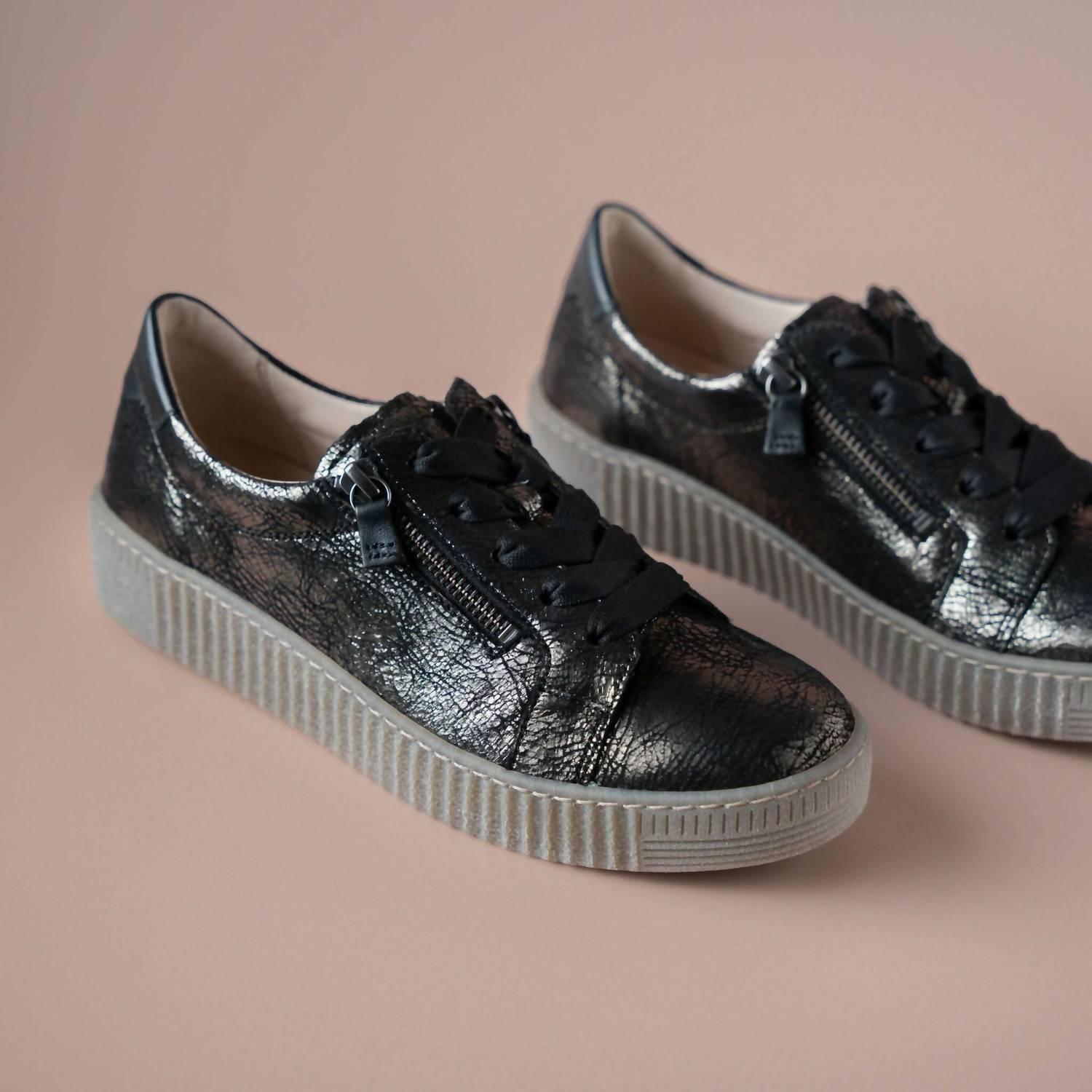 Gabor Sneaker Damen Lack Sneaker Gabor Low-top Sneakers For Women