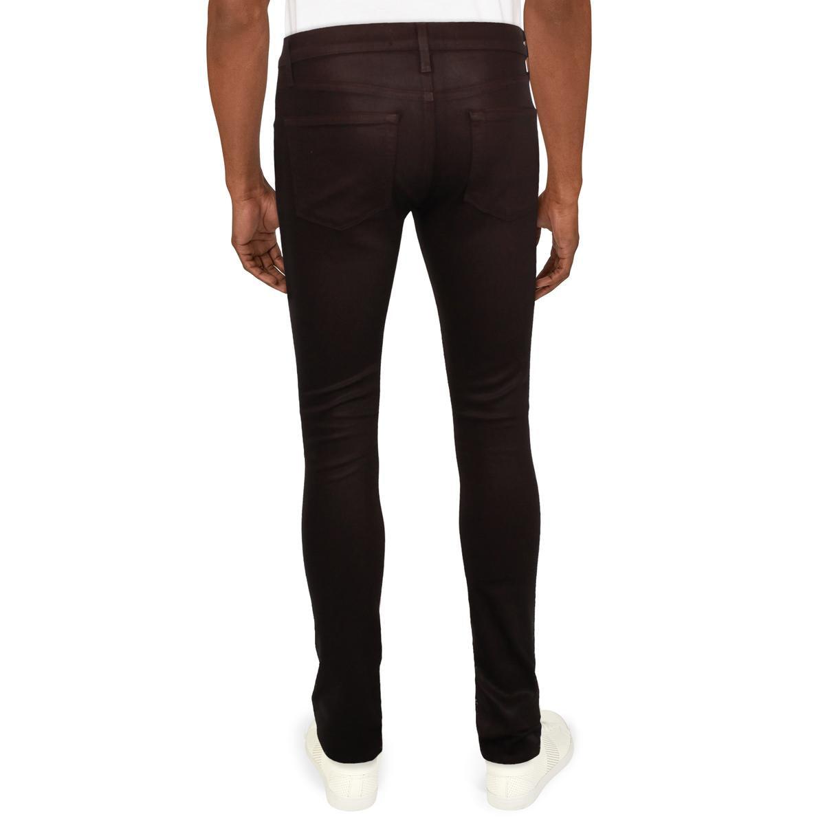 J Brand Mick Coated Color Wash Skinny Jeans in Black for Men Lyst