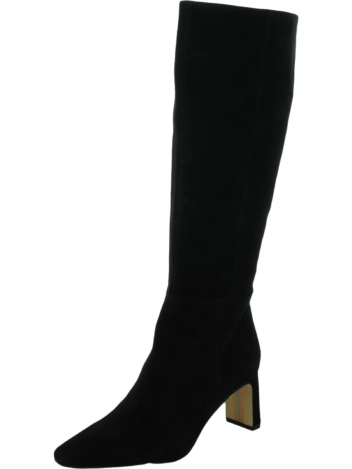 Sam Edelman Sylvia Zipper Tall Knee-high Boots in Black | Lyst
