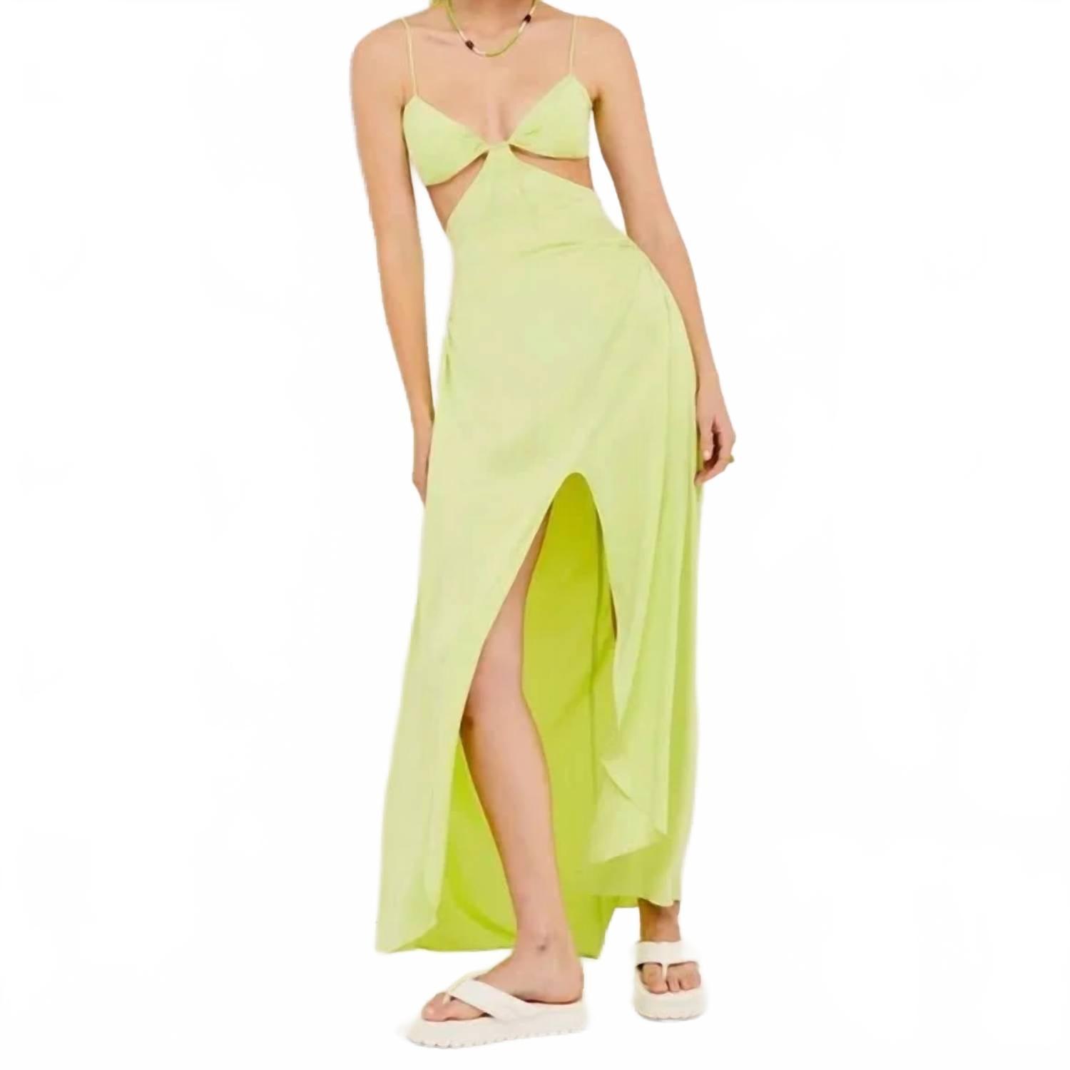for love and lemons lime green dress Lorlai Mini Dress main image 1