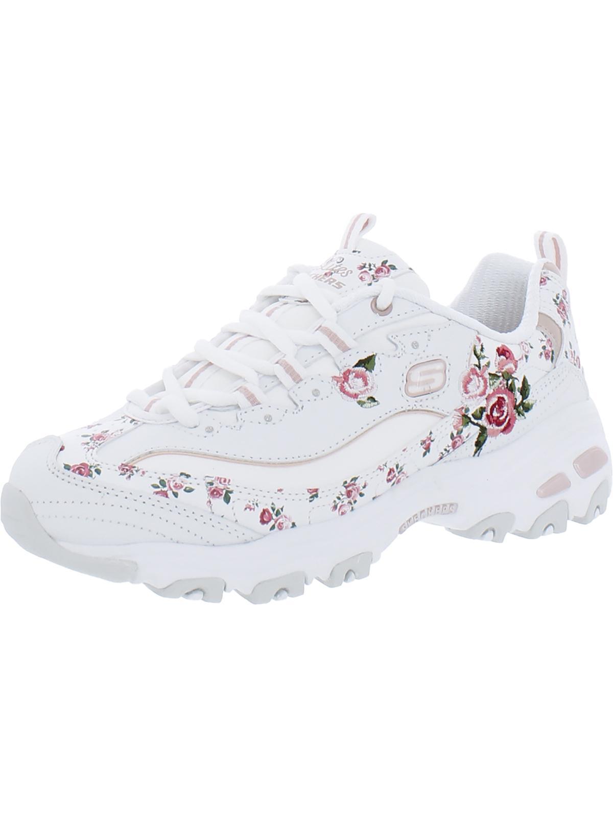 Skechers Blooming Path Embroidered Casual And Fashion Sneakers in White | Lyst