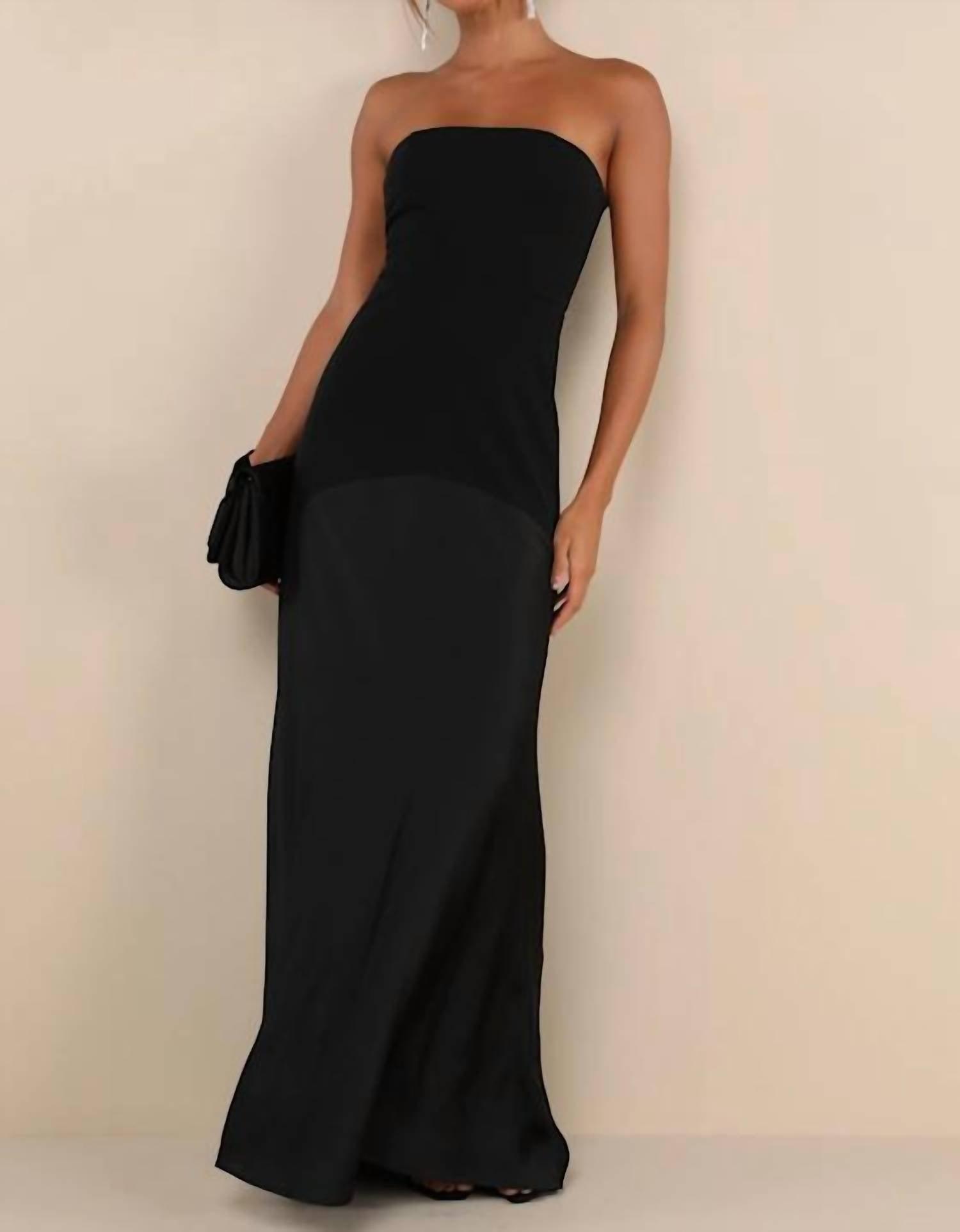 Designer Black Strapless A Line Dresses for Women - Up to 75% off | Lyst
