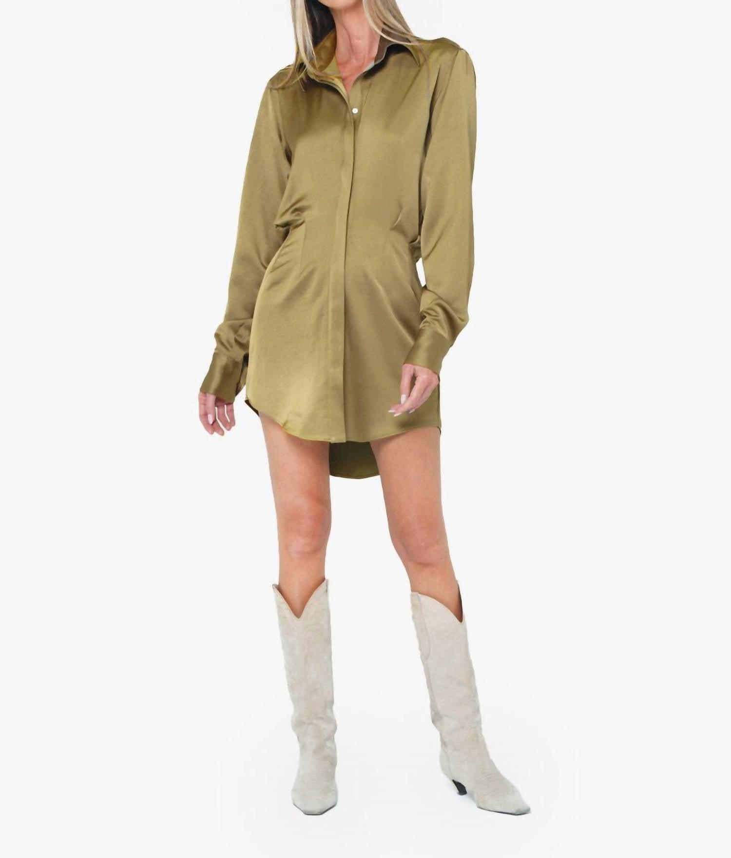 JBQ Althea Mini Dress in Green | Lyst JBQ Althea Mini Dress in Green | Lyst