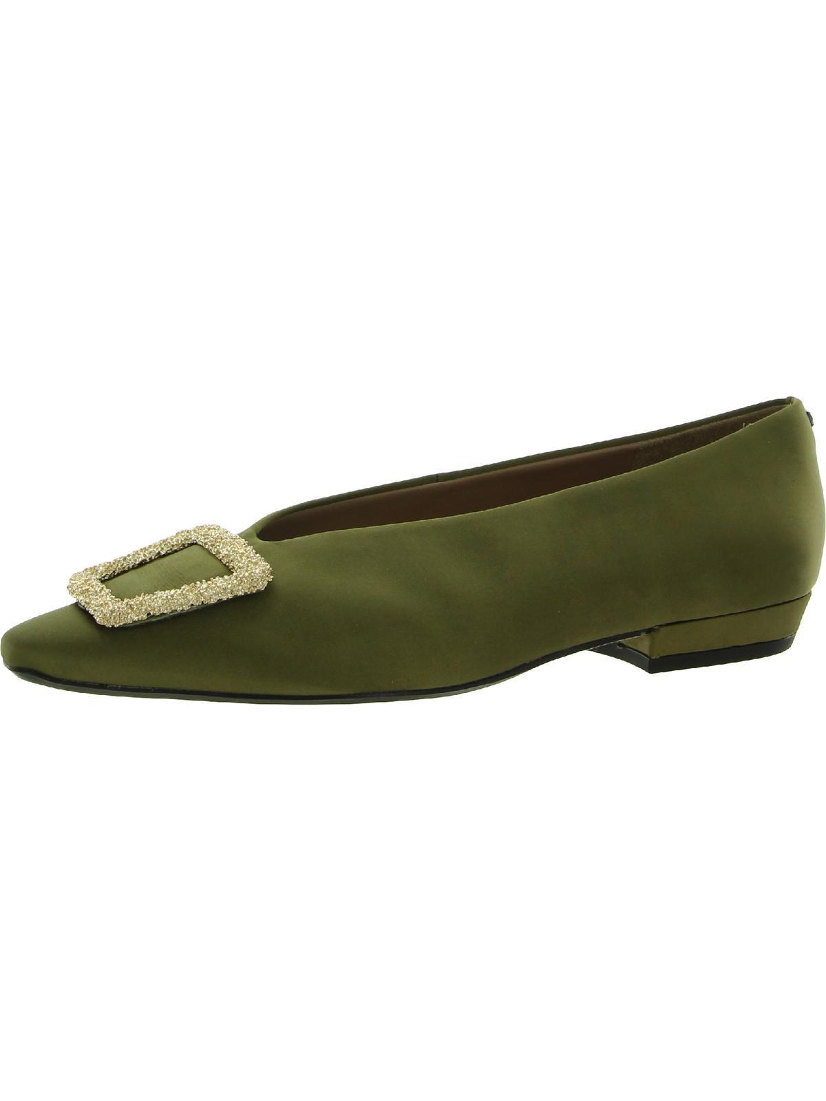 Sam Edelman Janina Embellished Flats Shoes in Green | Lyst