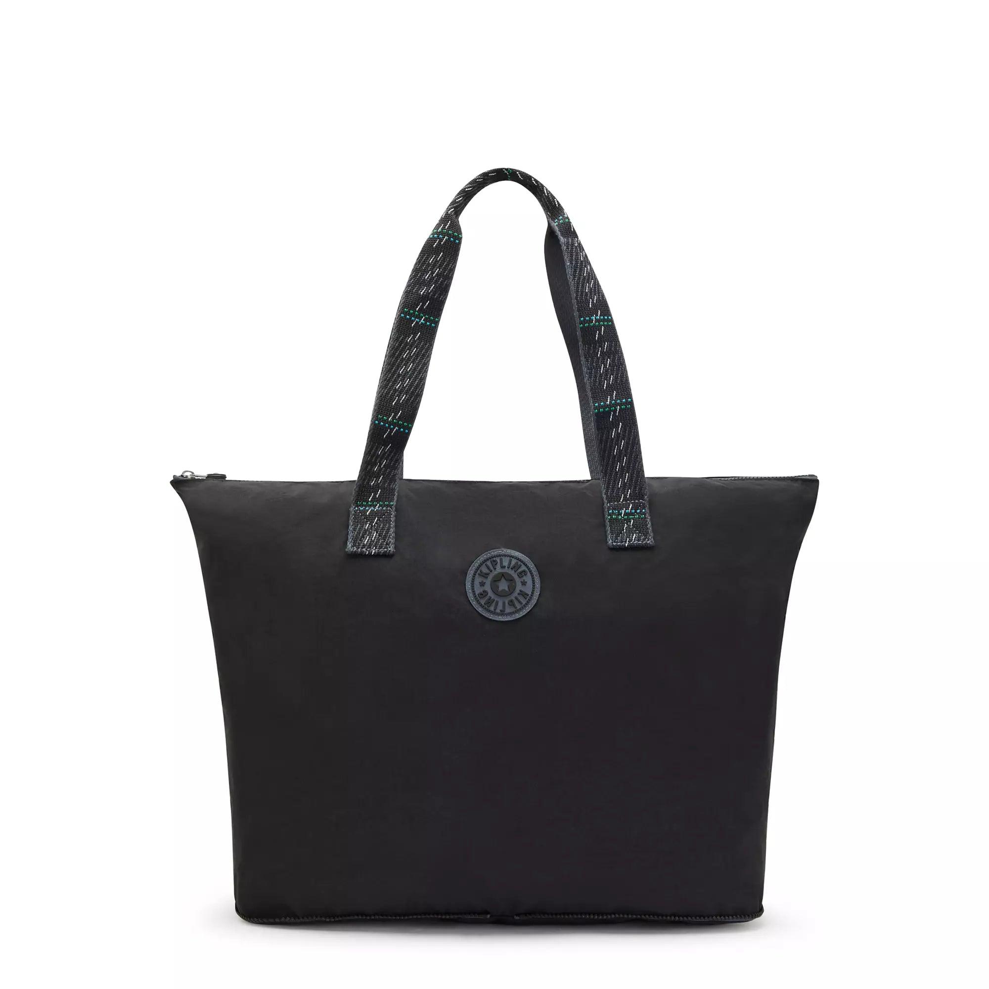 Kipling Davian Packable Tote Bag in Black Lyst