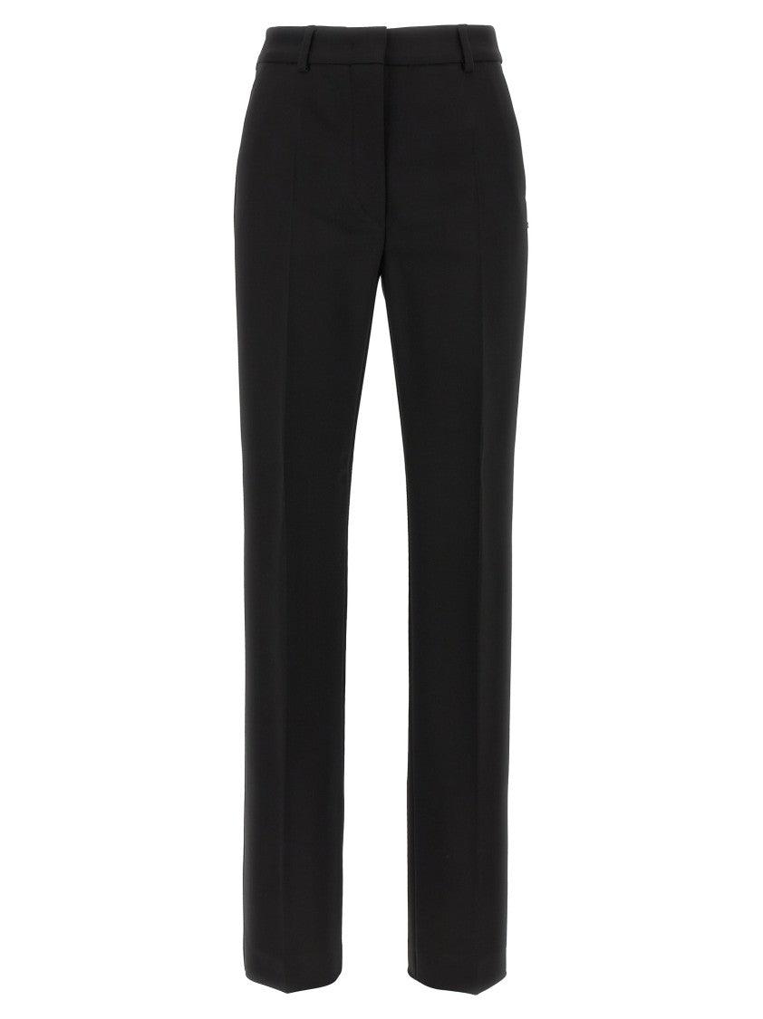 パンツ SPORTMAX Women Straight Pants 2512131051600 BLACK Elegant Women's Palazzo, Skinny, Wide and Cargo Trousers