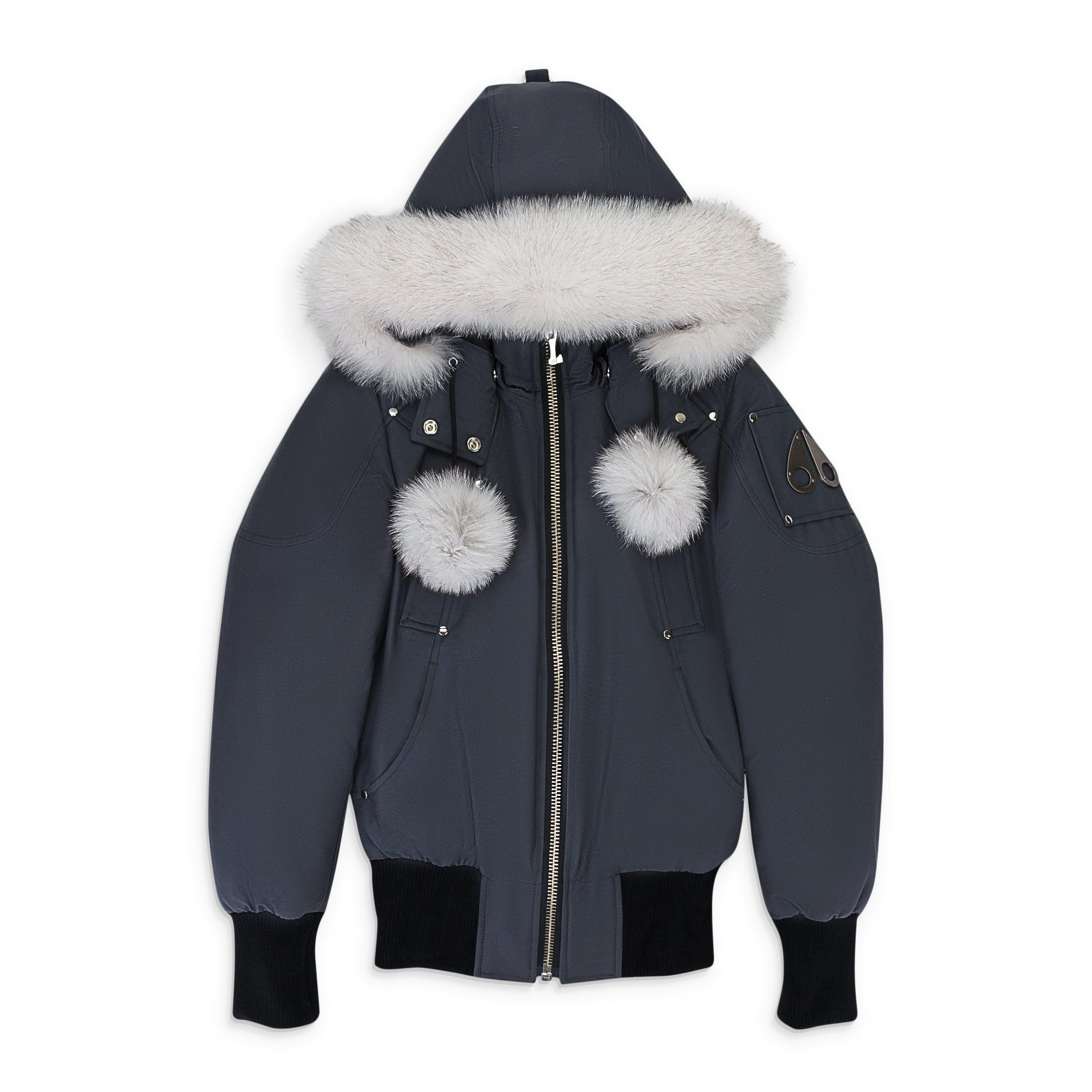 MOOSE KNUCKLES☆ORIGINAL DEBBIE ダウンジャケット S NAVY Moose Knuckles Debbie Down Bomber Coat | Saks Fifth Avenue