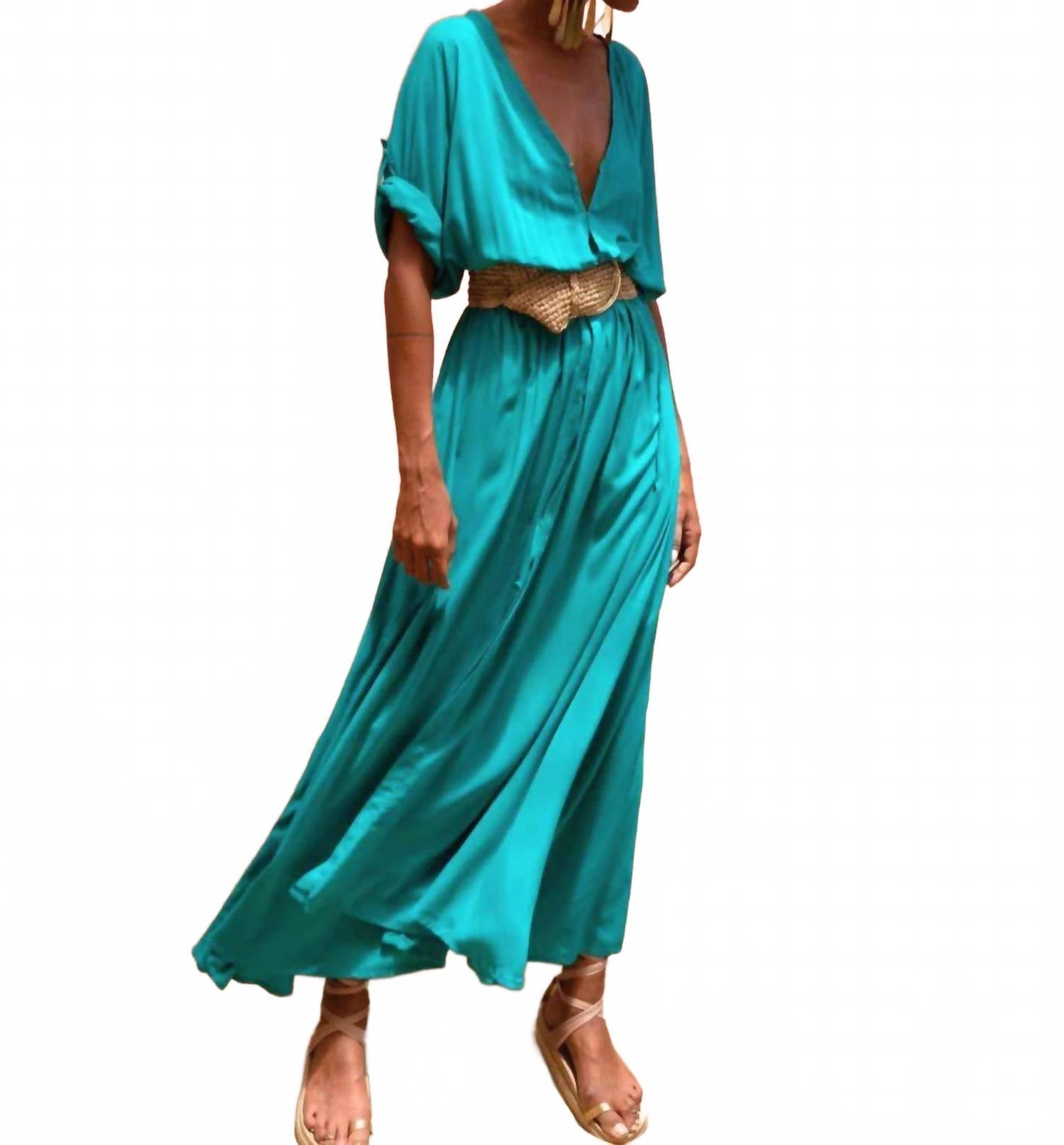 Erika Pea Vero Dress in Blue | Lyst