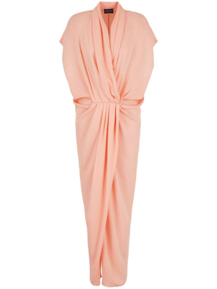 ワンピース GIORGIO ARMANI DRESS Giorgio Armani - Black Milano Jersey Dress | Mitchell Stores