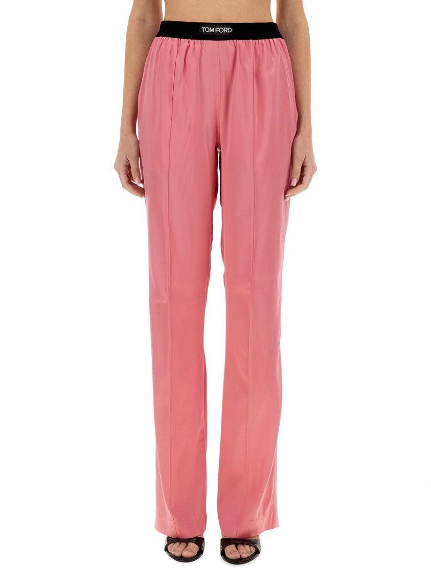 パンツ TOM FORD Woman Pants Blush Pink PAW558FAX1342 AW113 TOM FORD Glossy Legging in Bright Fuxia | FWRD