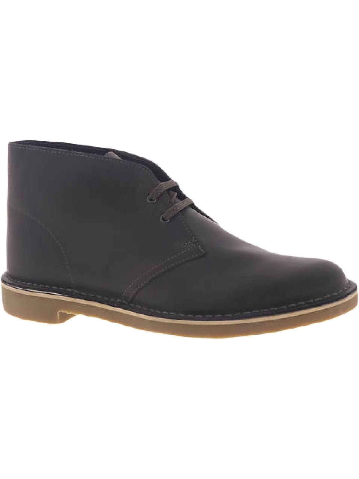 Clarks bushacre cheap grey leather