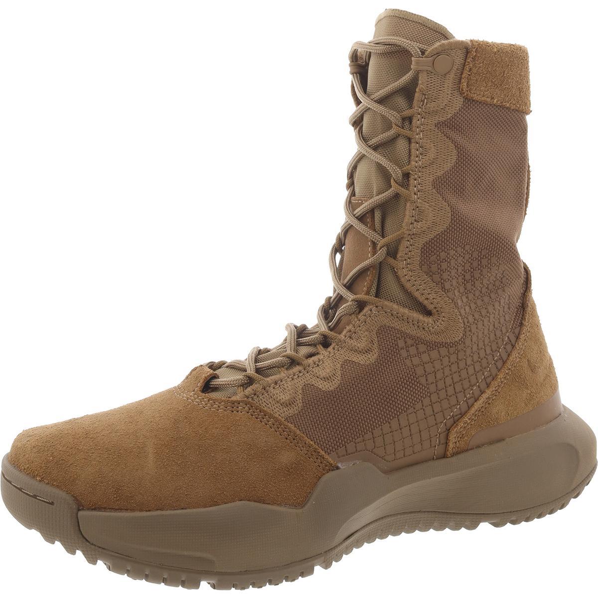 tan nike military boots