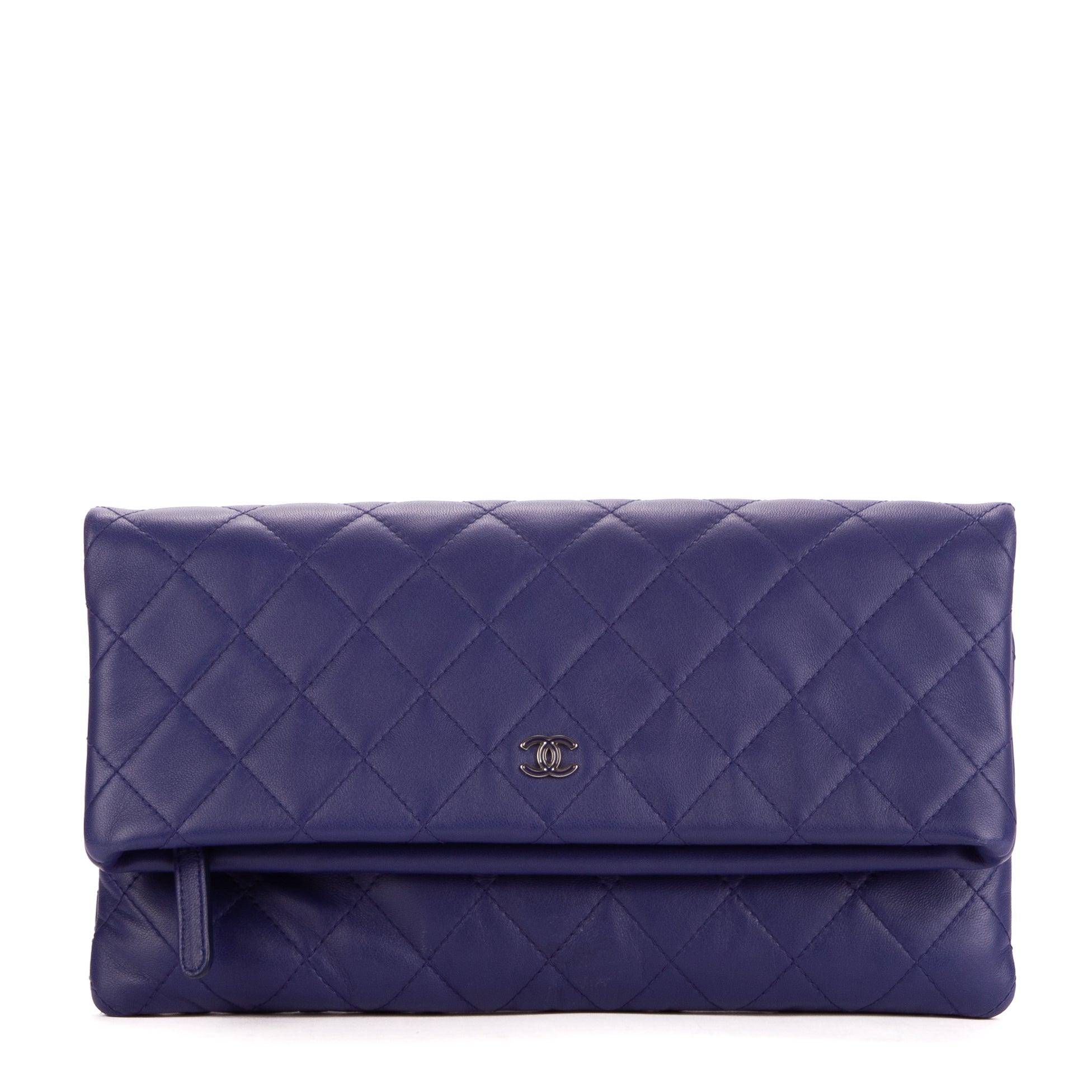 Chanel Mary Clutch in Purple