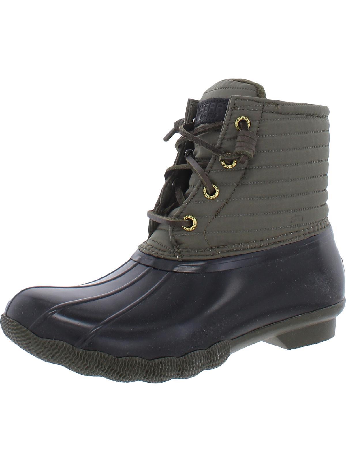 Sperry Top-Sider Saltwater Puff Duck Weather Rain Boots in Black | Lyst