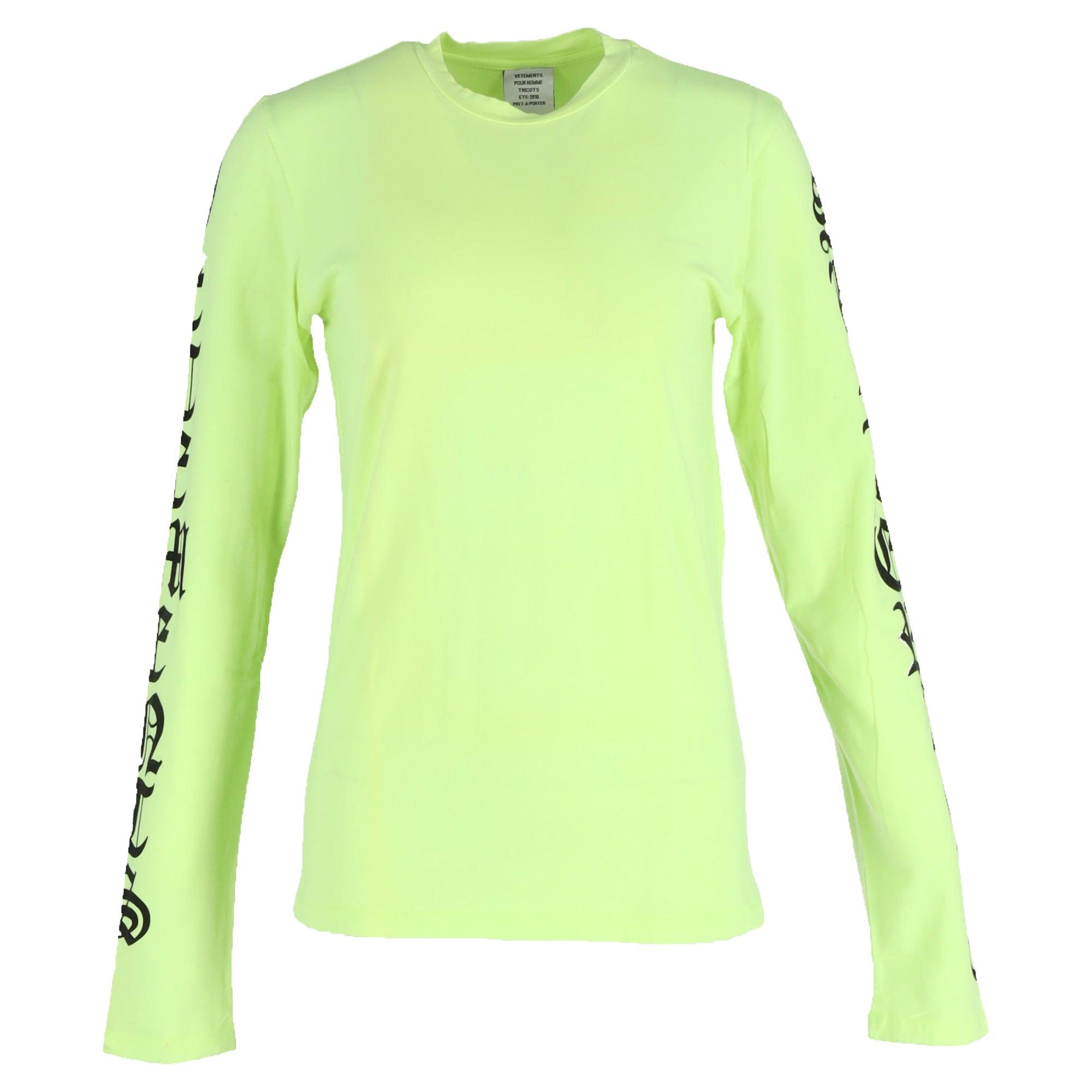 Vetements Long-sleeved tops for Women | Online Sale up to 73 Vetements Long-sleeved tops for Women | Online Sale up to 73