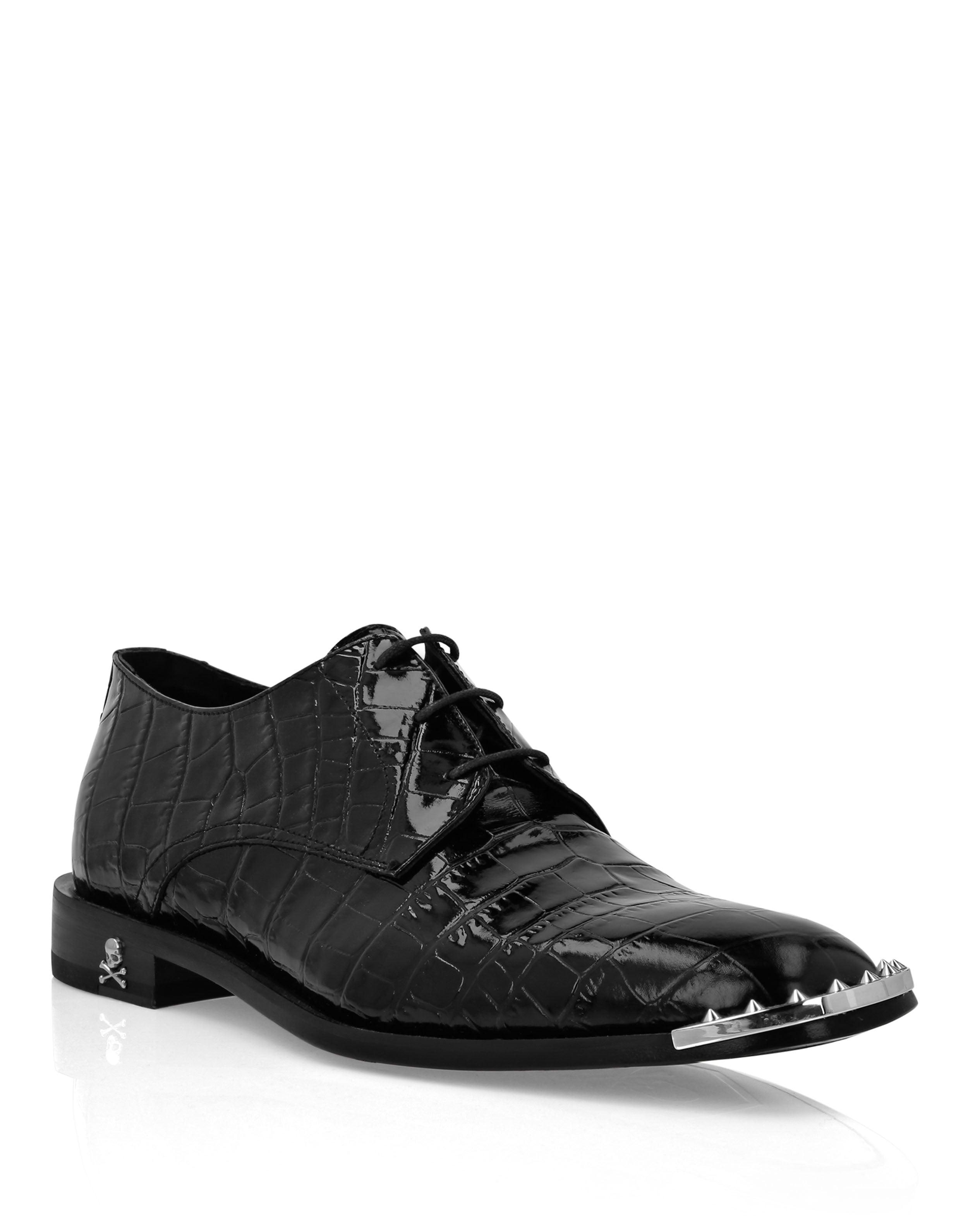 Philipp Plein Black Oxfords with Silver Accents EU41 PHILIPP PLEIN ?? MEN main image 3