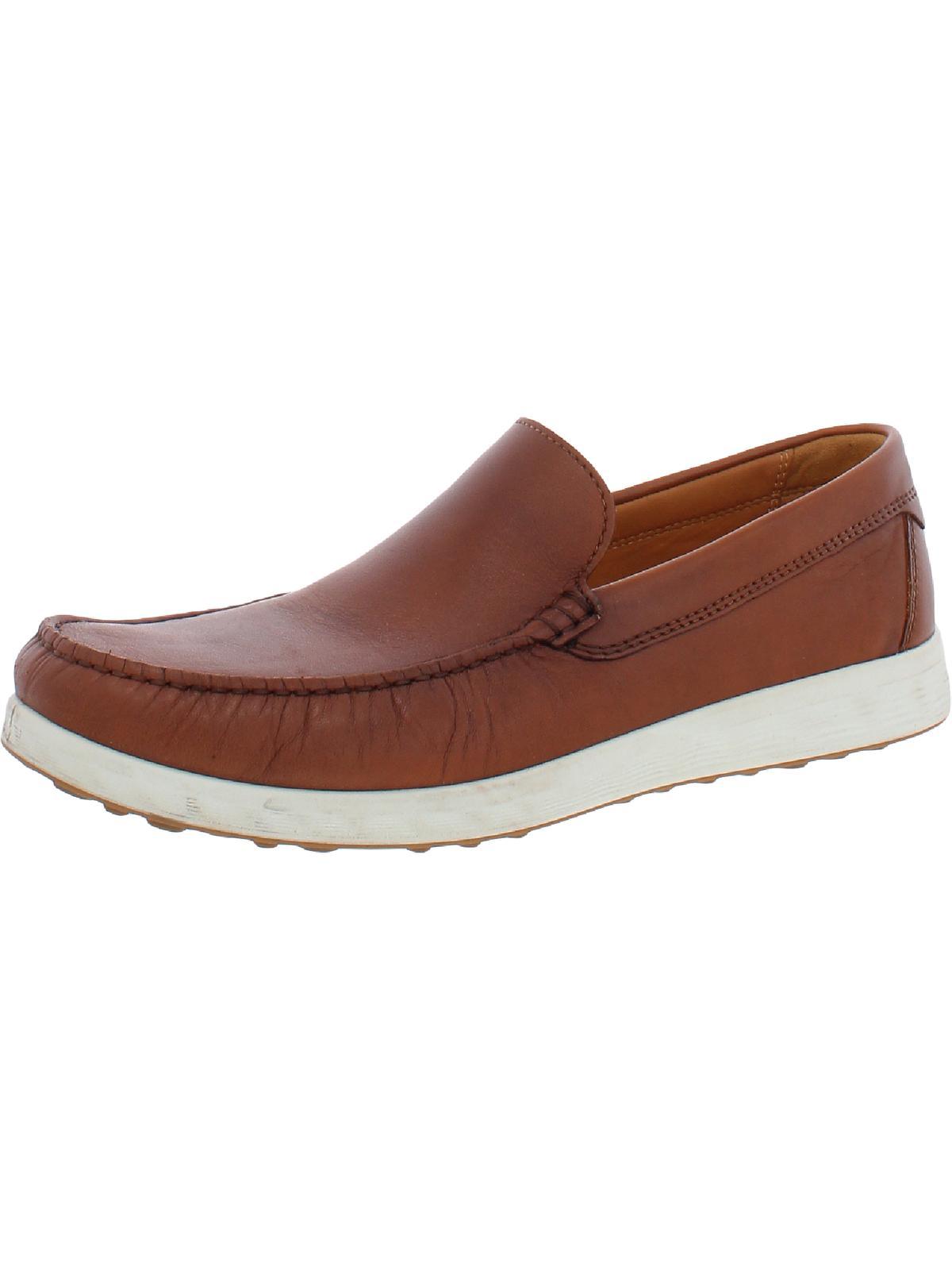 Ecco S Lite Moc Classic Leather Cushioned Footbed Loafers in Brown for ...