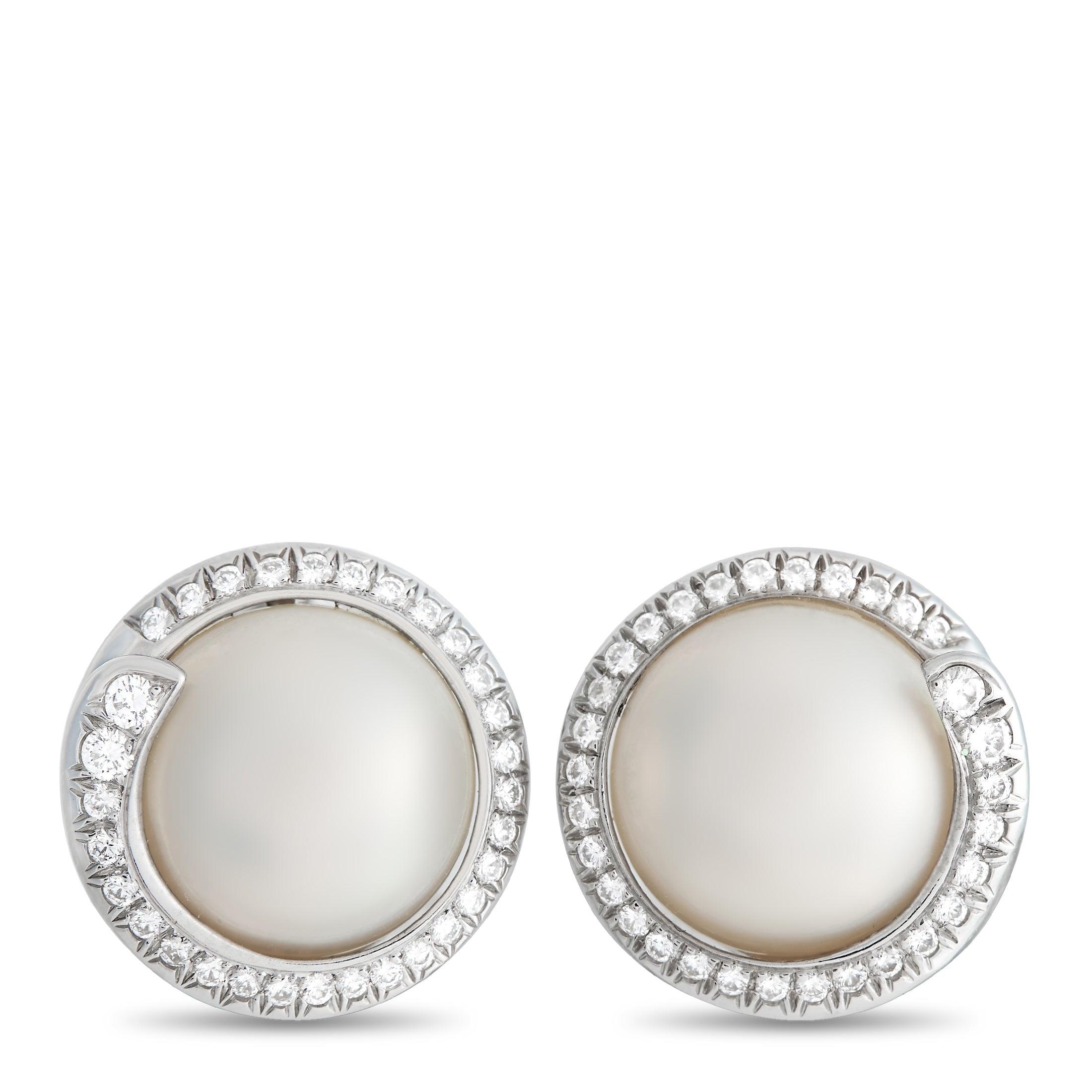 tiffany and co pearl earrings