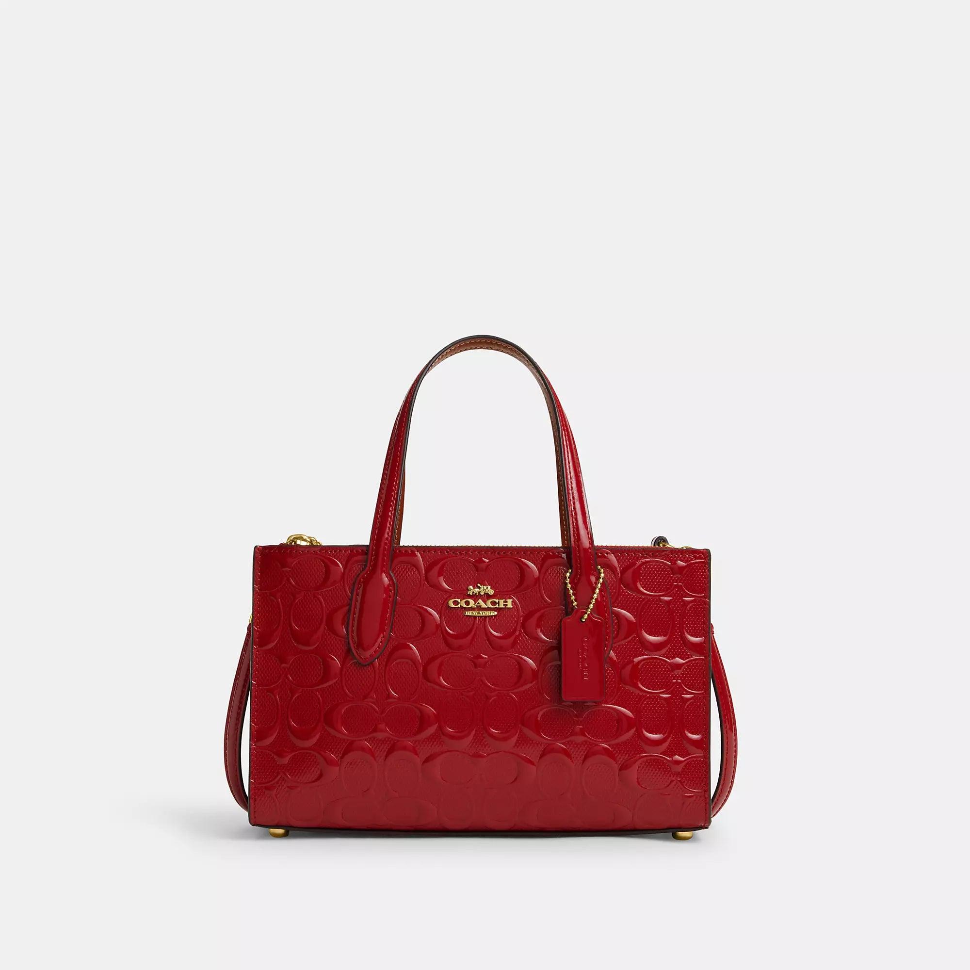 COACH Nina Small Tote Bag in Red Lyst