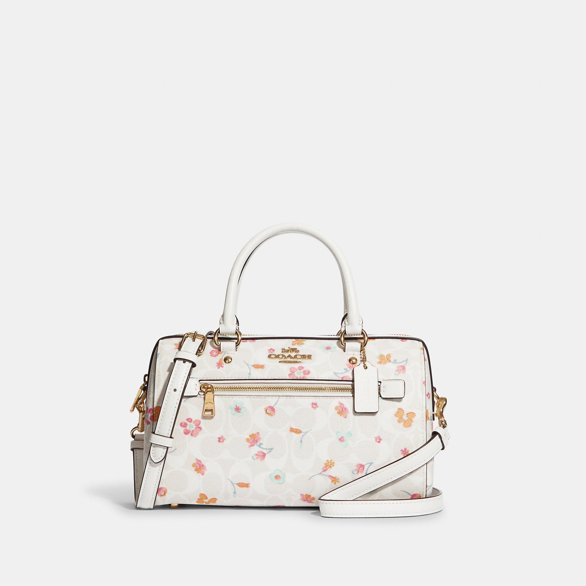 COACH OUTLET®  Rowan Satchel In Signature Canvas With Bee Print