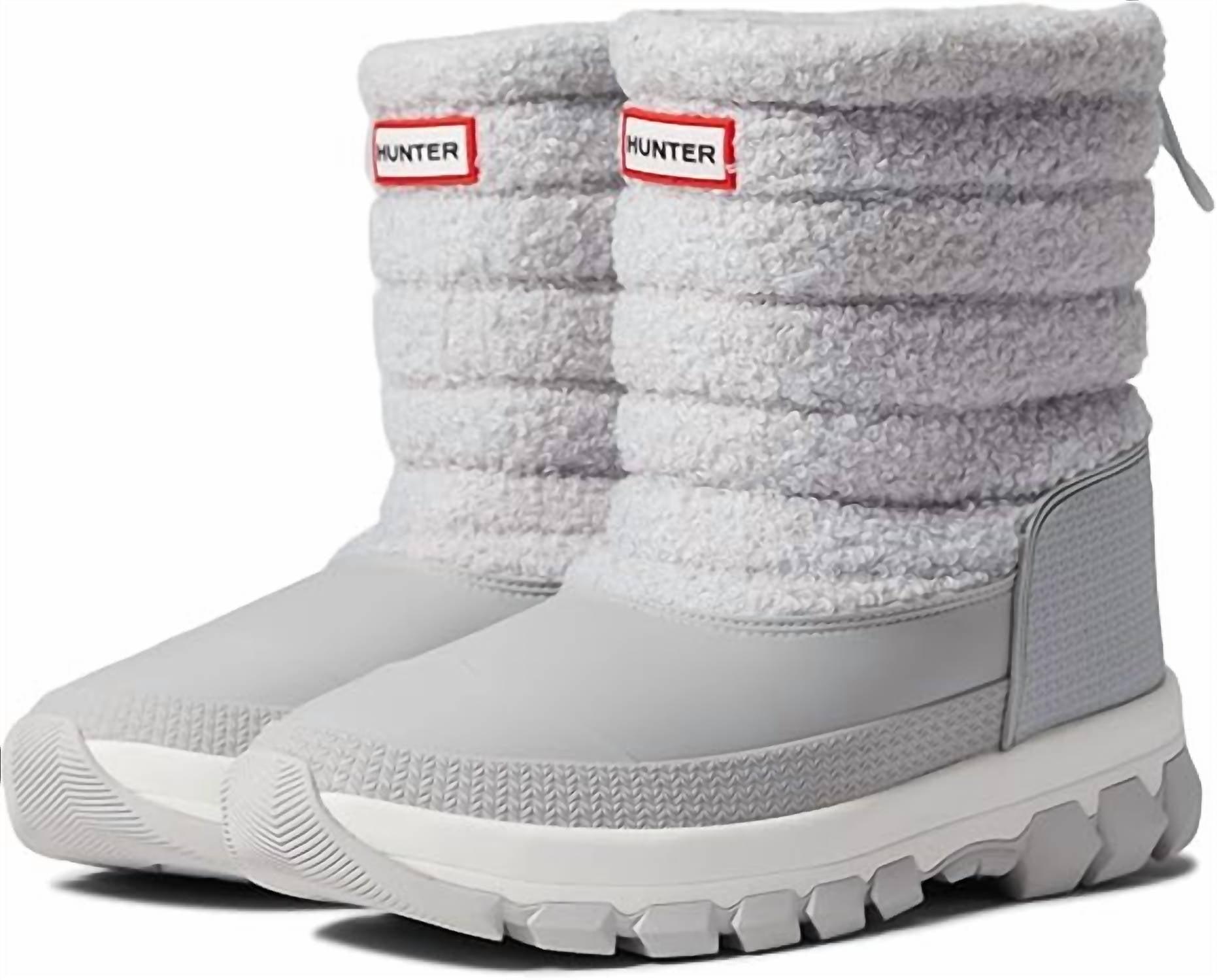 Vegan Shearling Short Rain Boots Botas Hunter Original Insulated