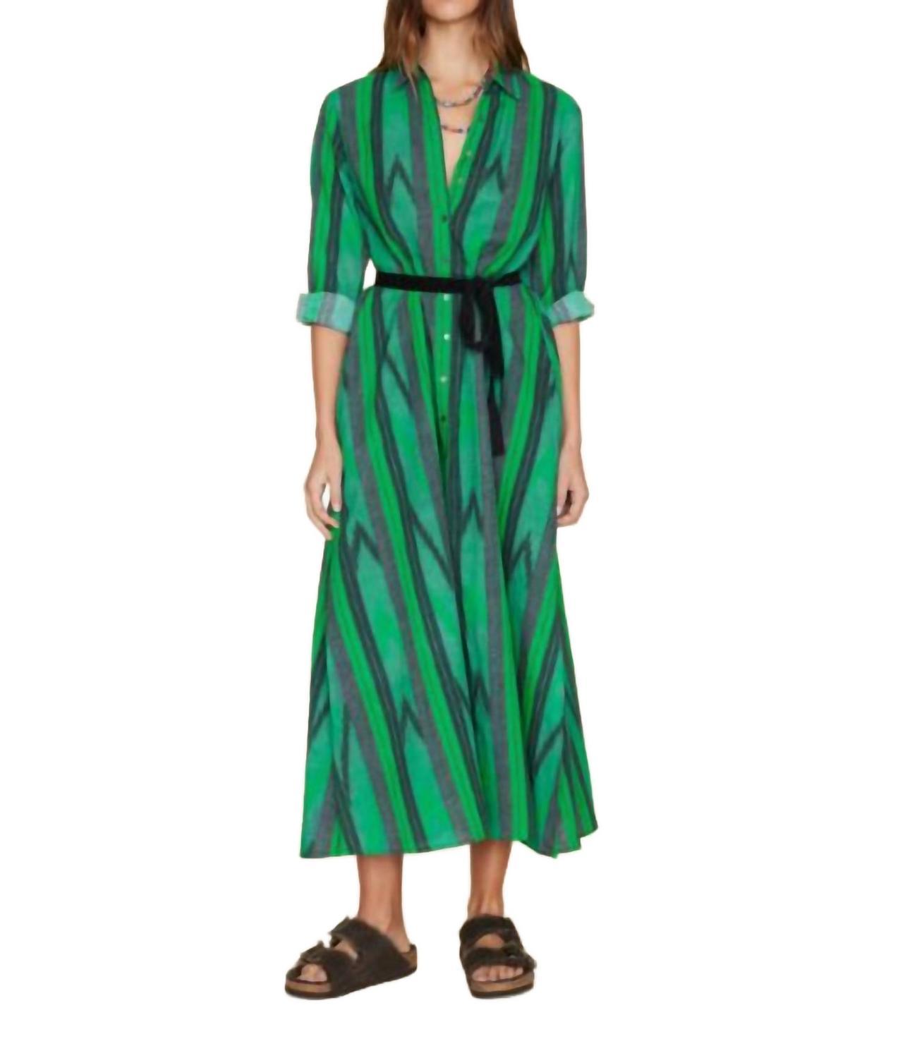 xirena dress green ZIMMERMANN Ascension Midi Dress | Green Palm