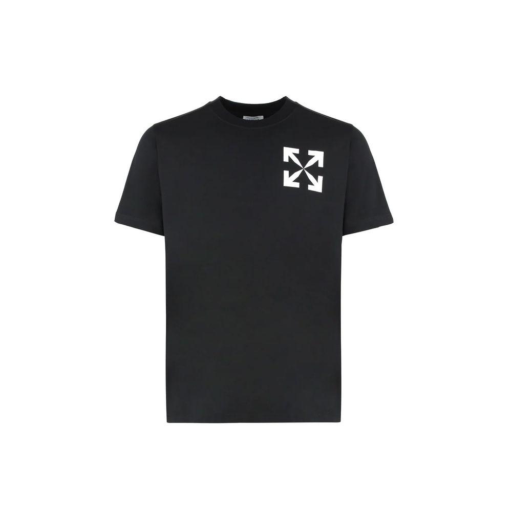 Off-White c/o Virgil Abloh Logo T-Shirt in Black for Men | Lyst