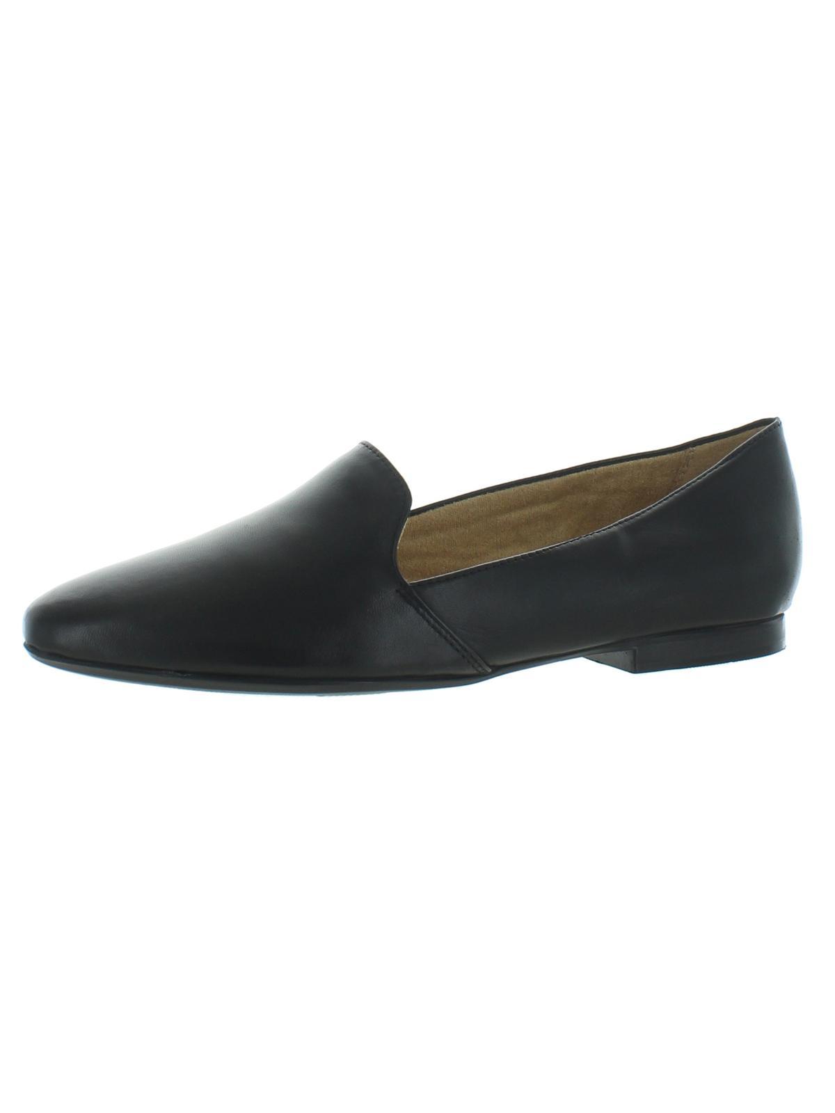 Naturalizer Caleigh Leather Slip On Smoking Loafers in Black Lyst