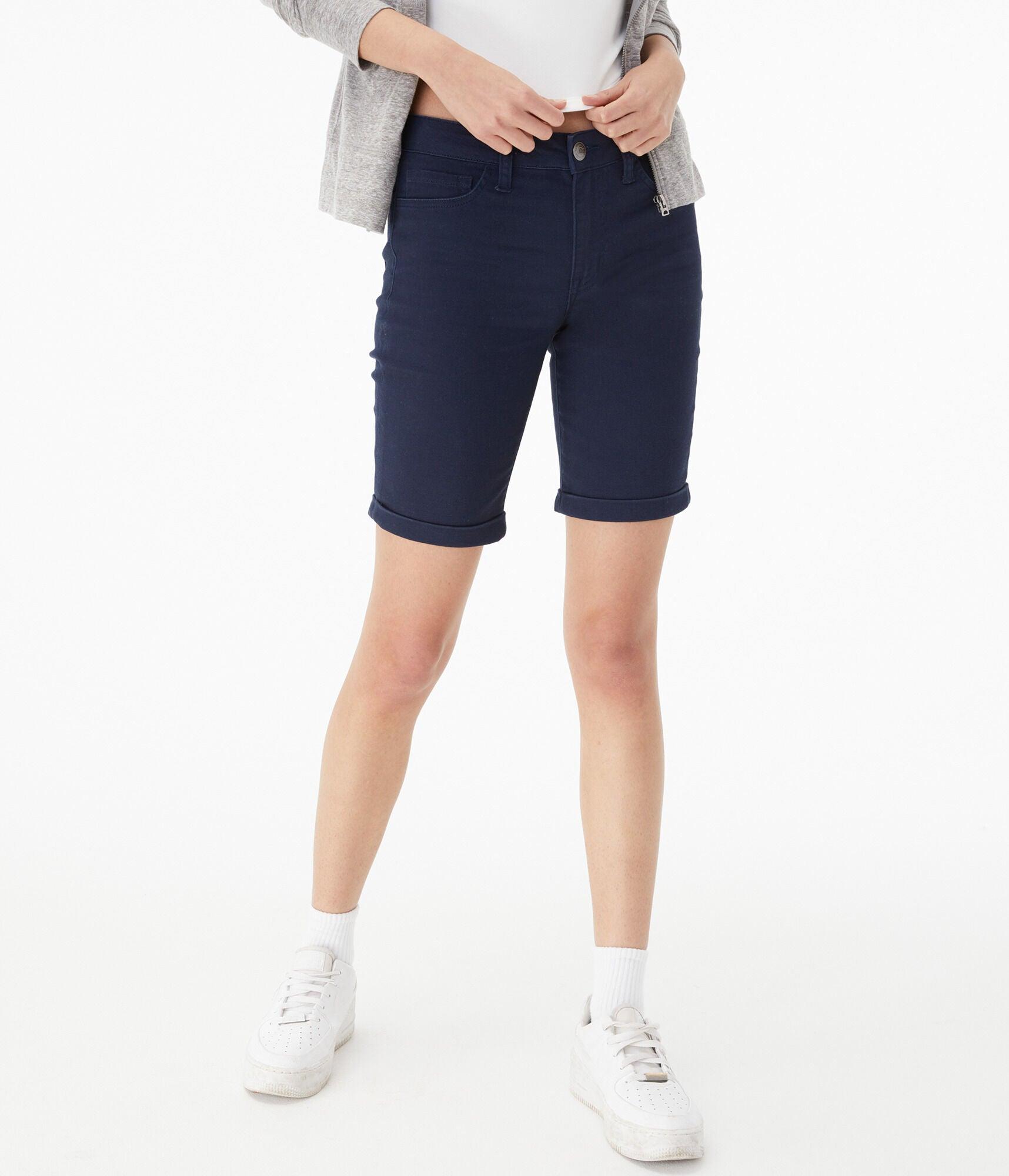 Five-pocket Uniform Bermuda Shorts 