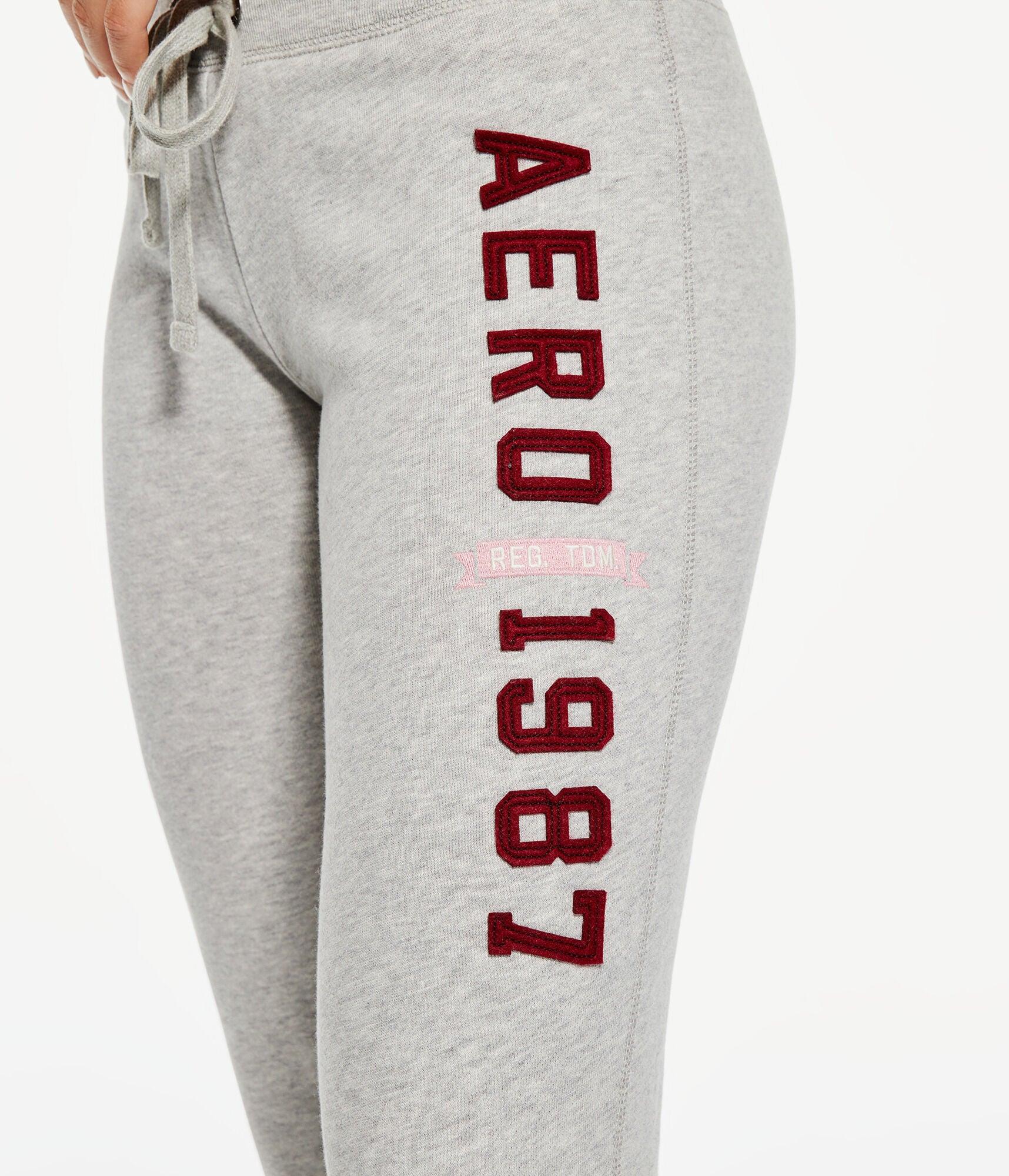Aéropostale 1987 Jogger Sweatpants in Gray