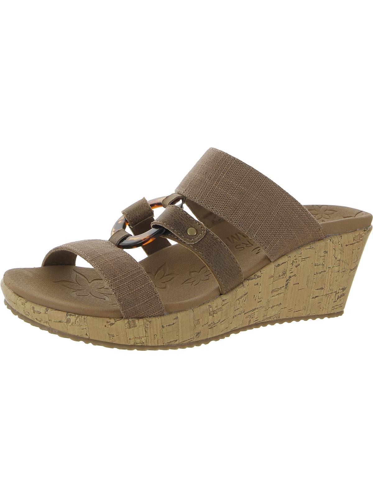 skechers strappy wedge sandals