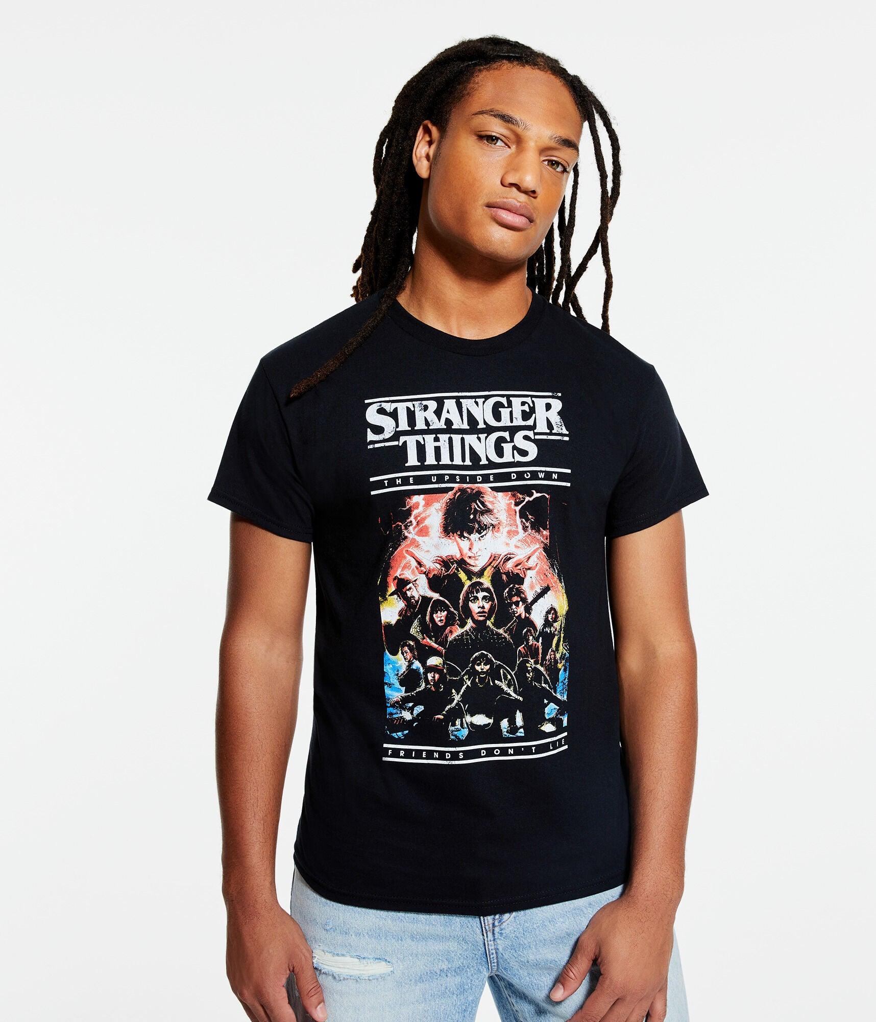 Aéropostale Stranger Things Graphic Tee in Black for Men | Lyst