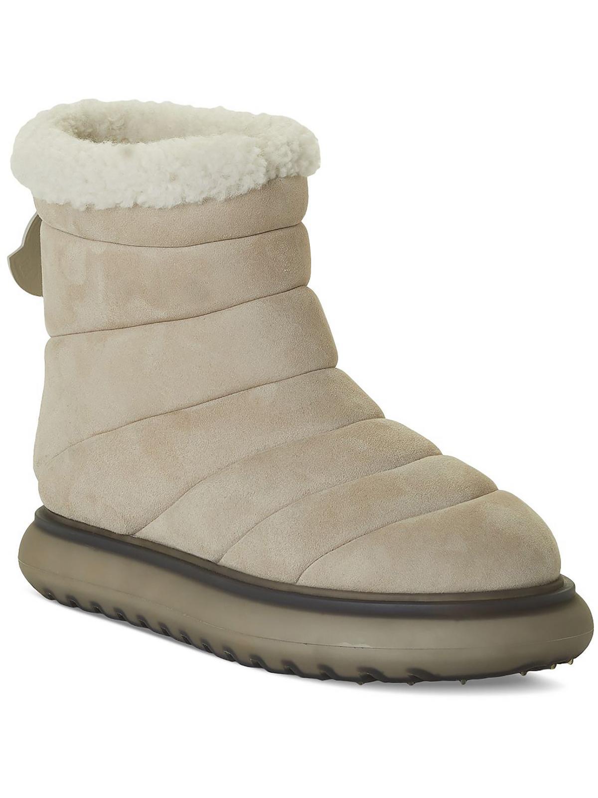 Moncler Hermosa Ankle Cold Weather Winter & Snow Boots in Natural | Lyst