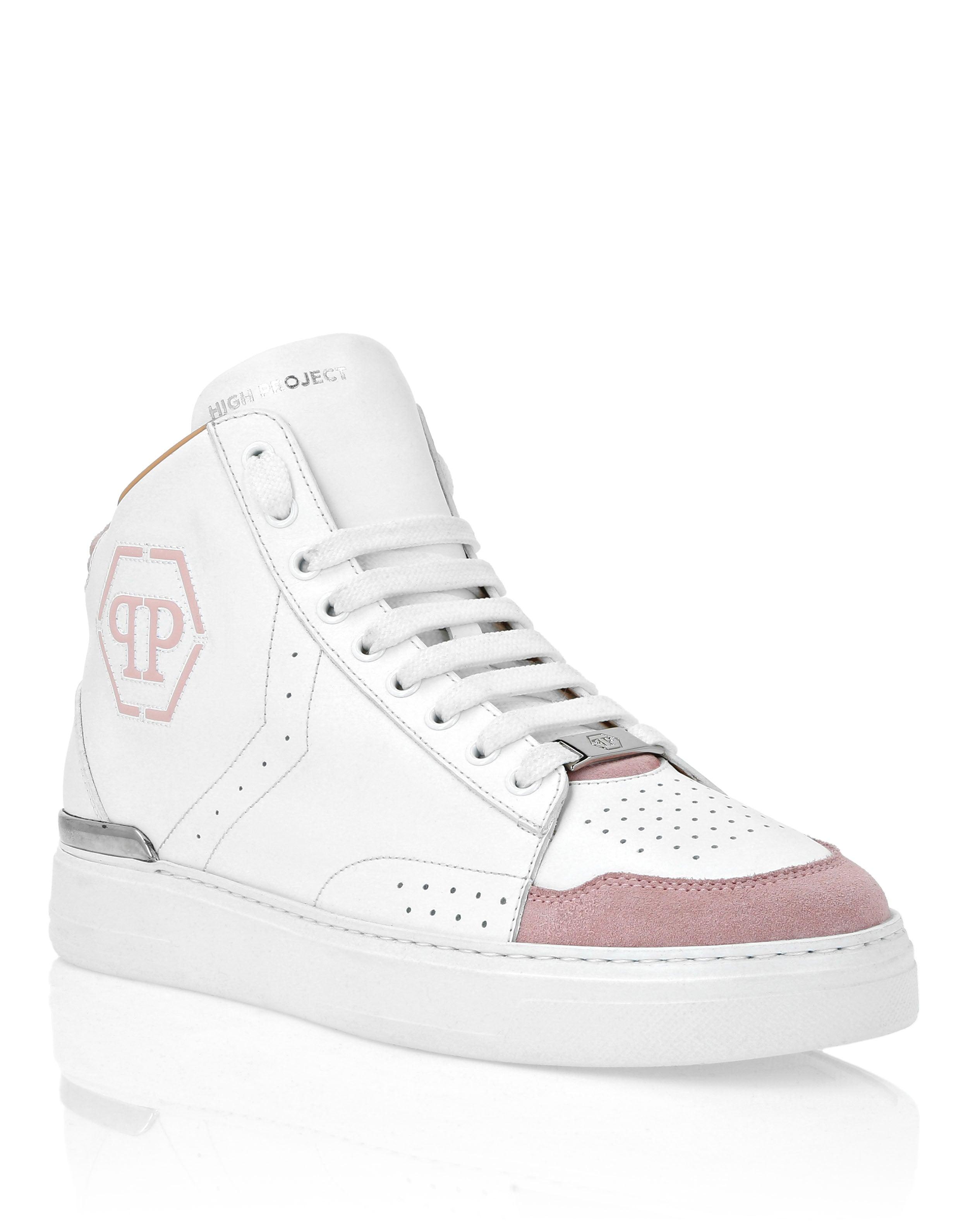 PHILIPP PLEIN ハイカットスニーカー Philipp Plein ハイカット スニーカー | ホワイト | FARFETCH JP