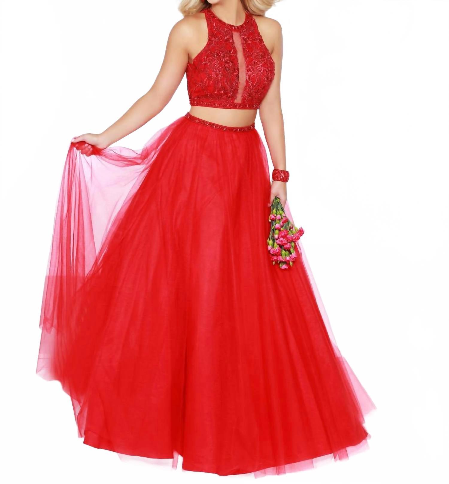 Designer Red Halter Prom Dresses for Women - Up to 72% off | Lyst