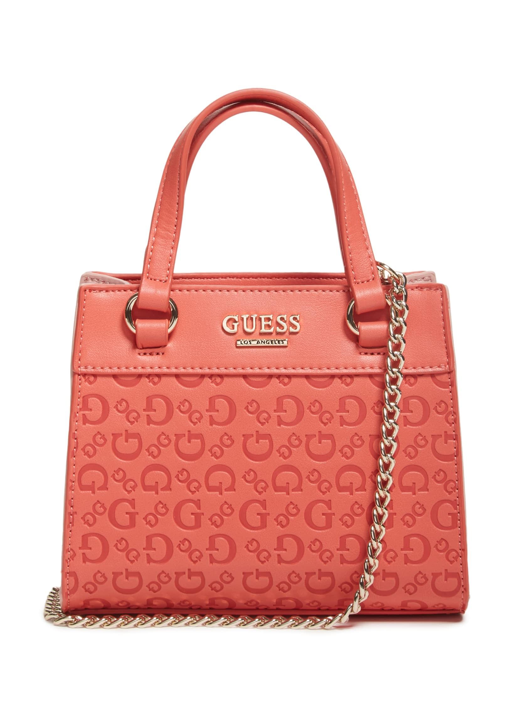 Guess Factory Taylor Mini Crossbody in Red