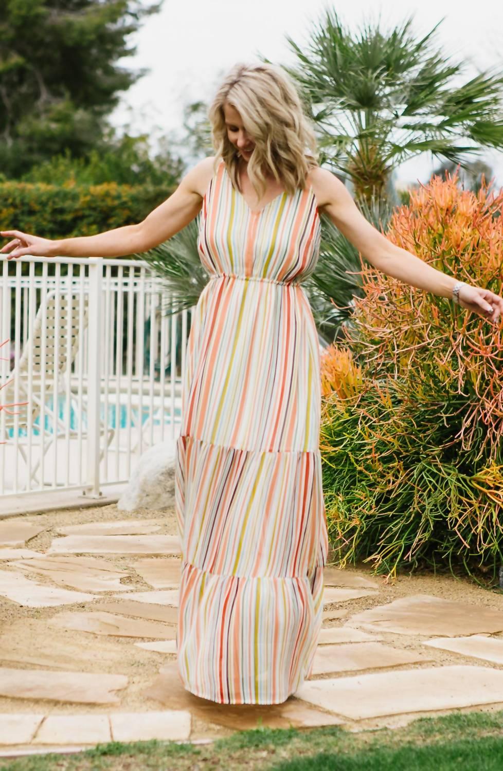 flowing white maxi dress Eden Ruffle Maxi Dress