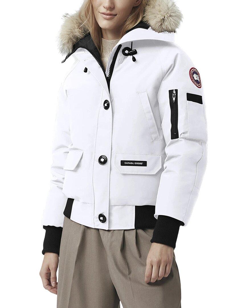 Canada Goose Chilliwack Bomber Jacket in White | Lyst