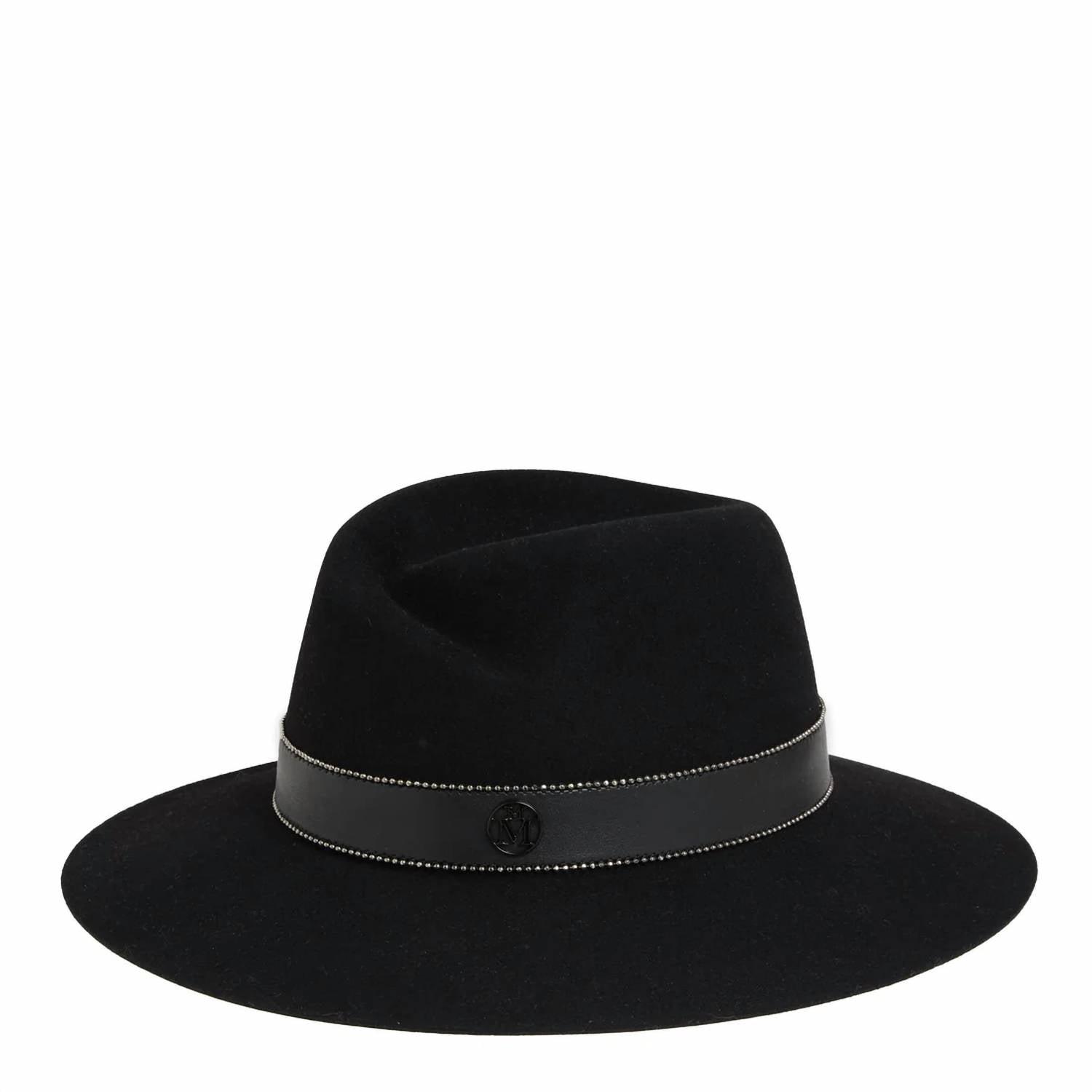 MAISON MICHEL ハット 黒 JASONHAT-2072055001-BLACK_1-1-