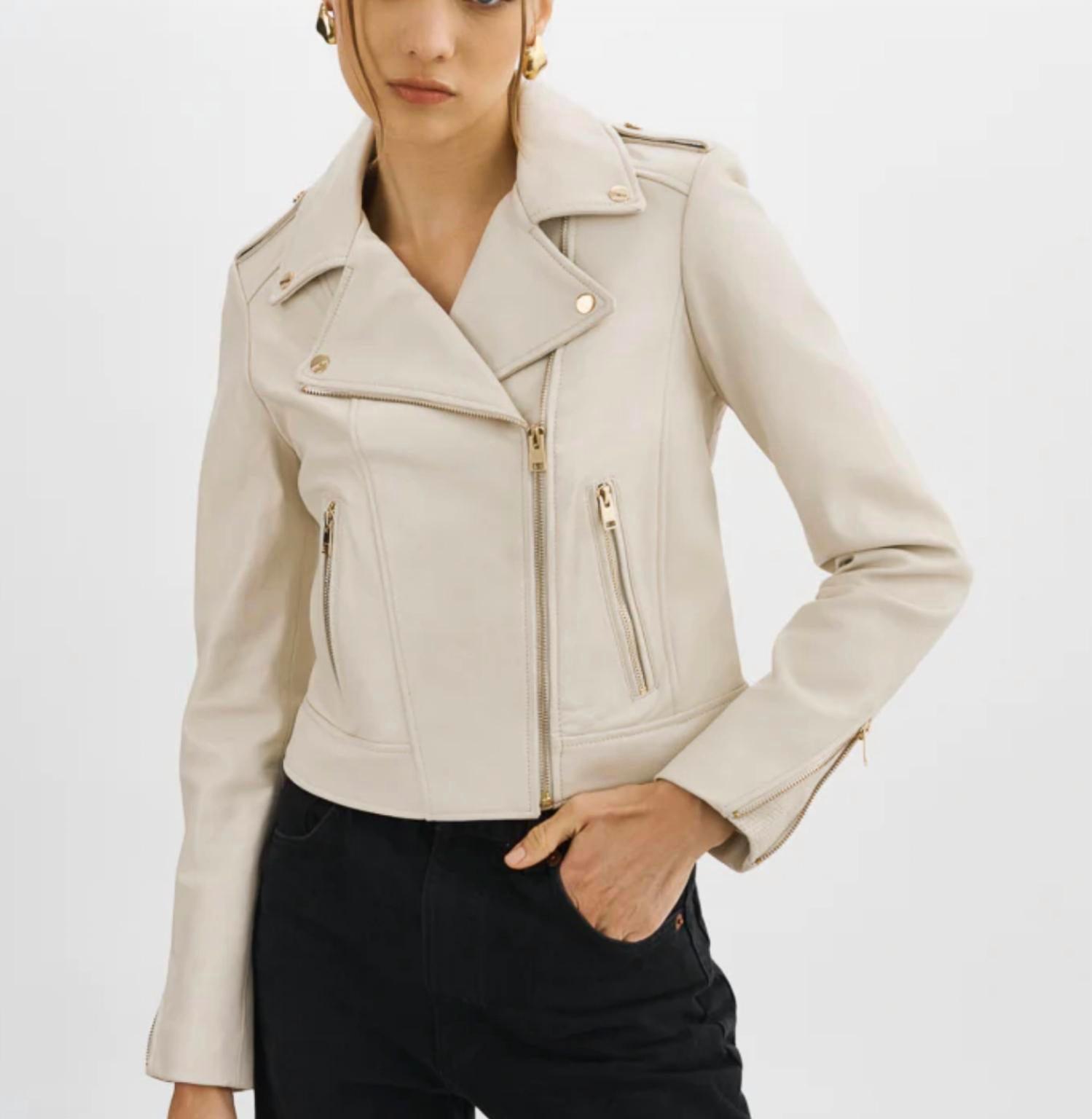 Lamarque Donna Jacket in Natural Lyst