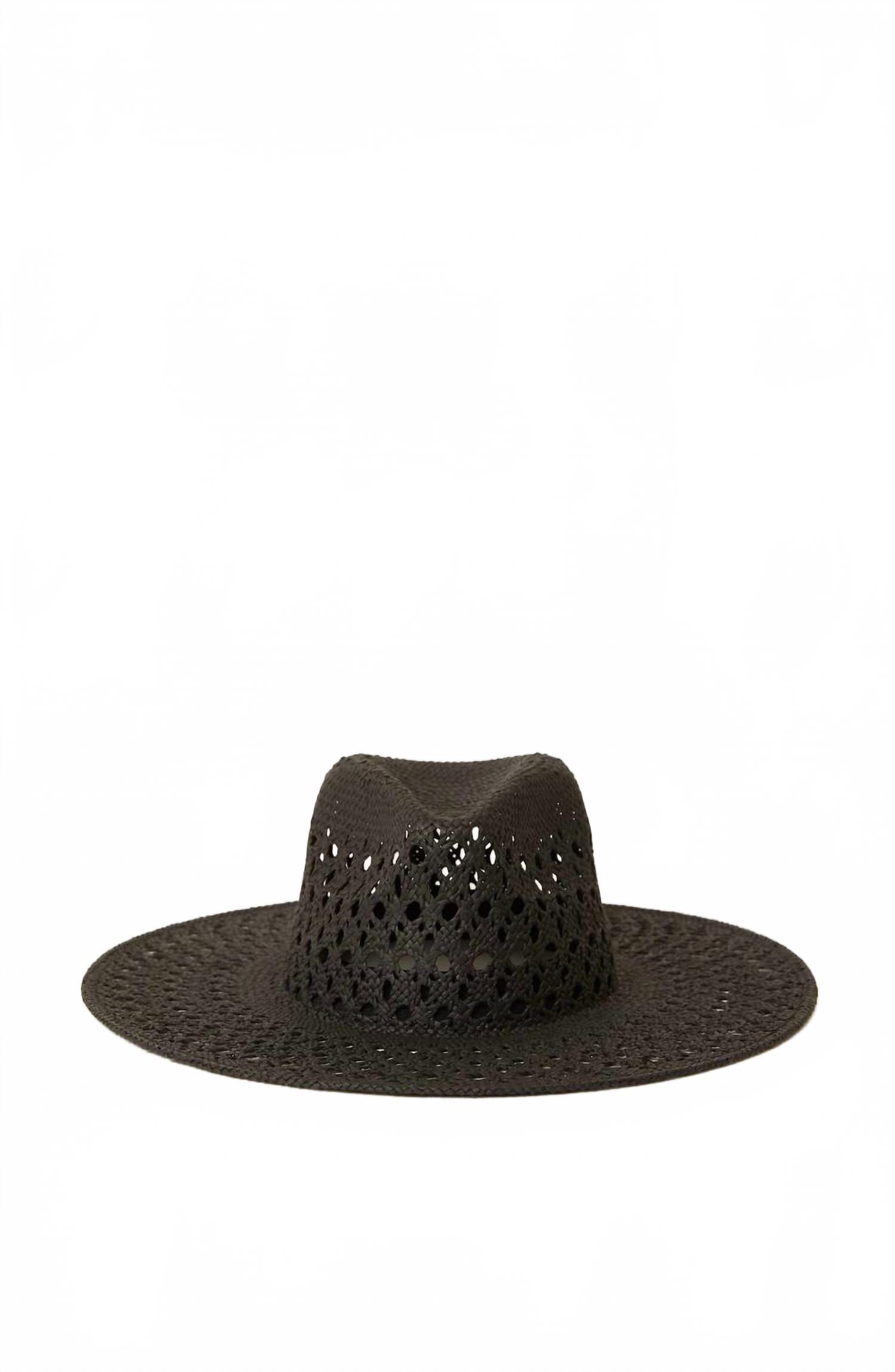NEW BTB LOS ANGELES women\'s nora hat in natural/black The NOIR Sheep main image 3