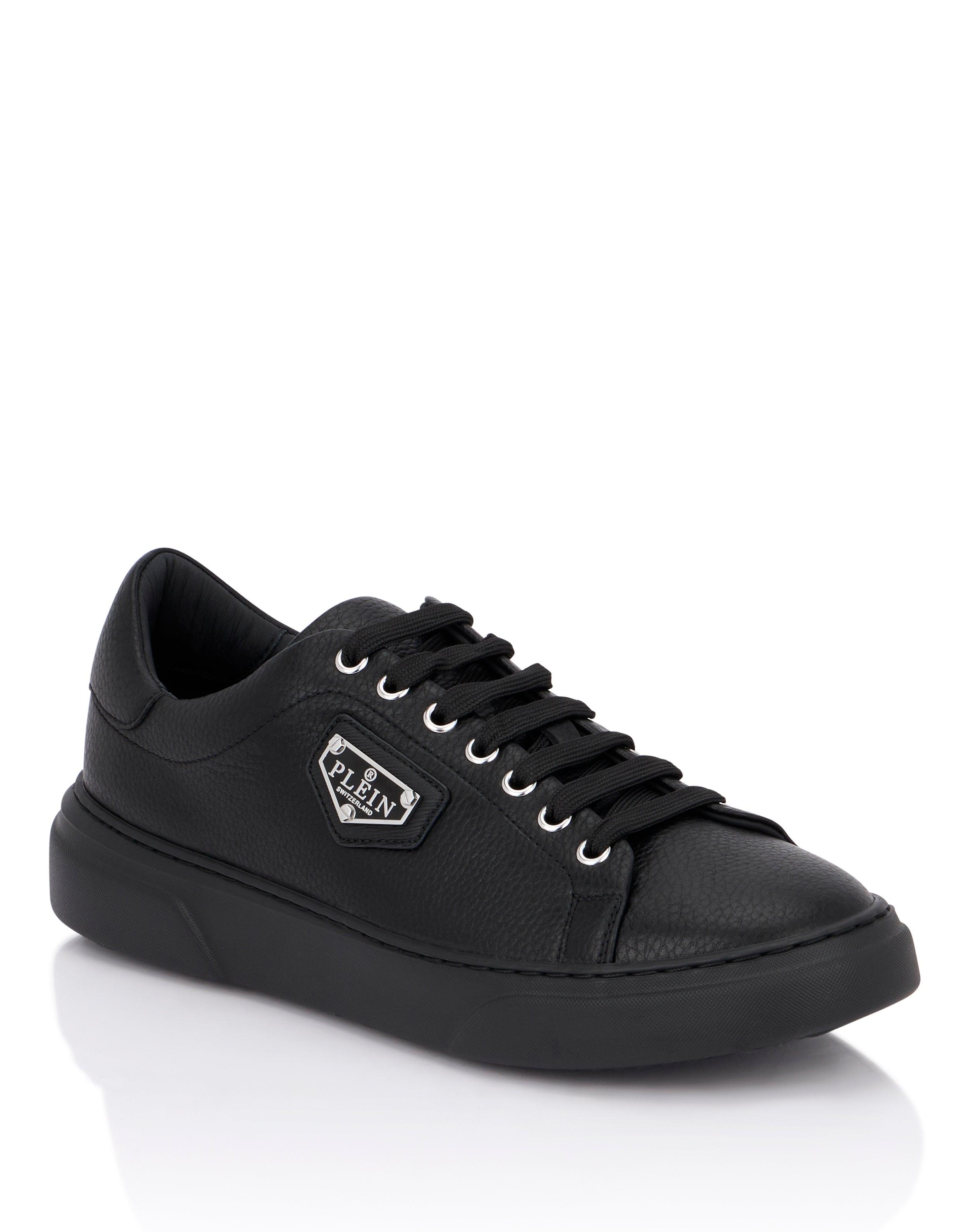 philipp-plein-black-Leather-Lo