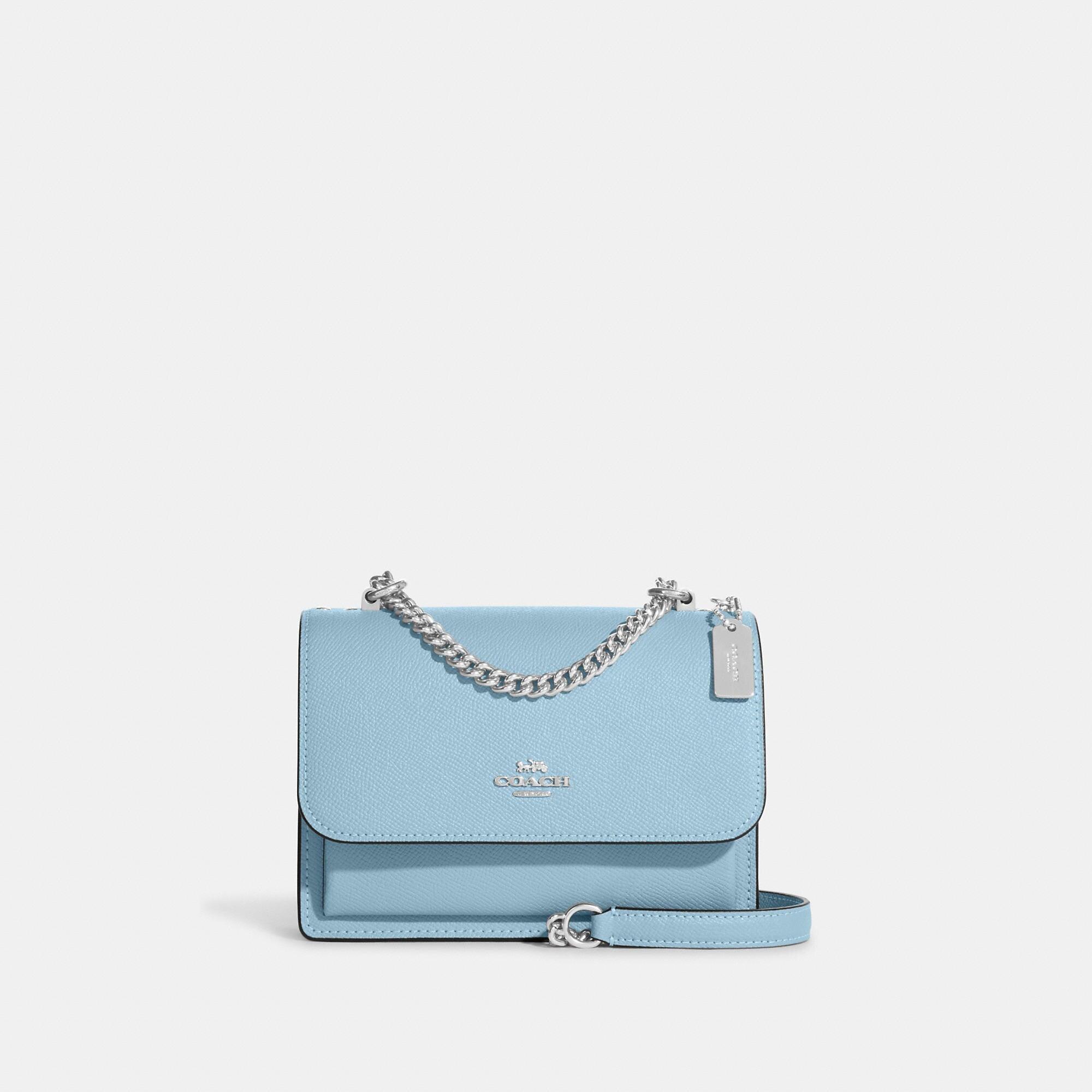 Coach baby blue discount crossbody