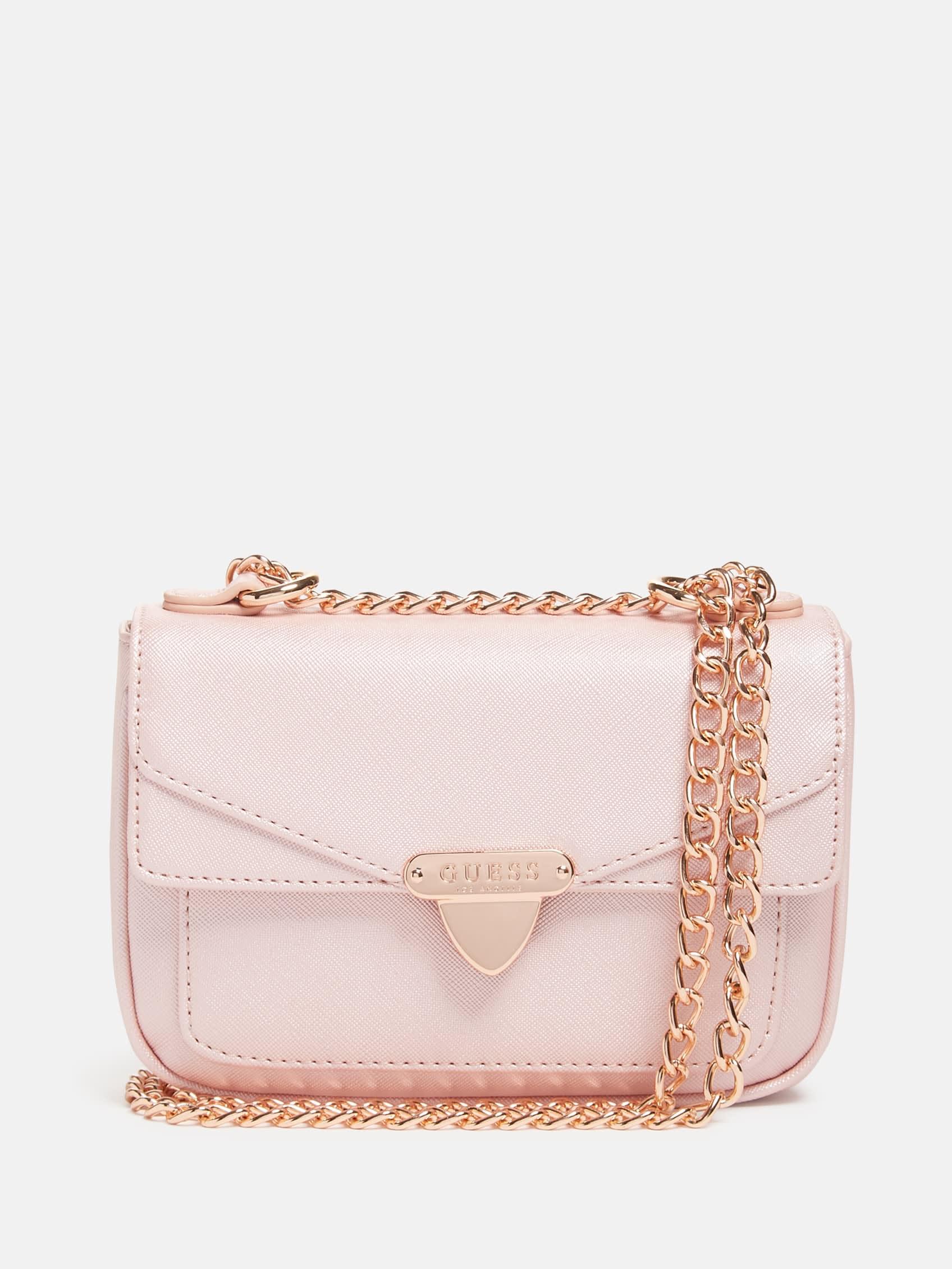 Guess Factory Tanyel Mini Wallet-on-a-string in Pink | Lyst