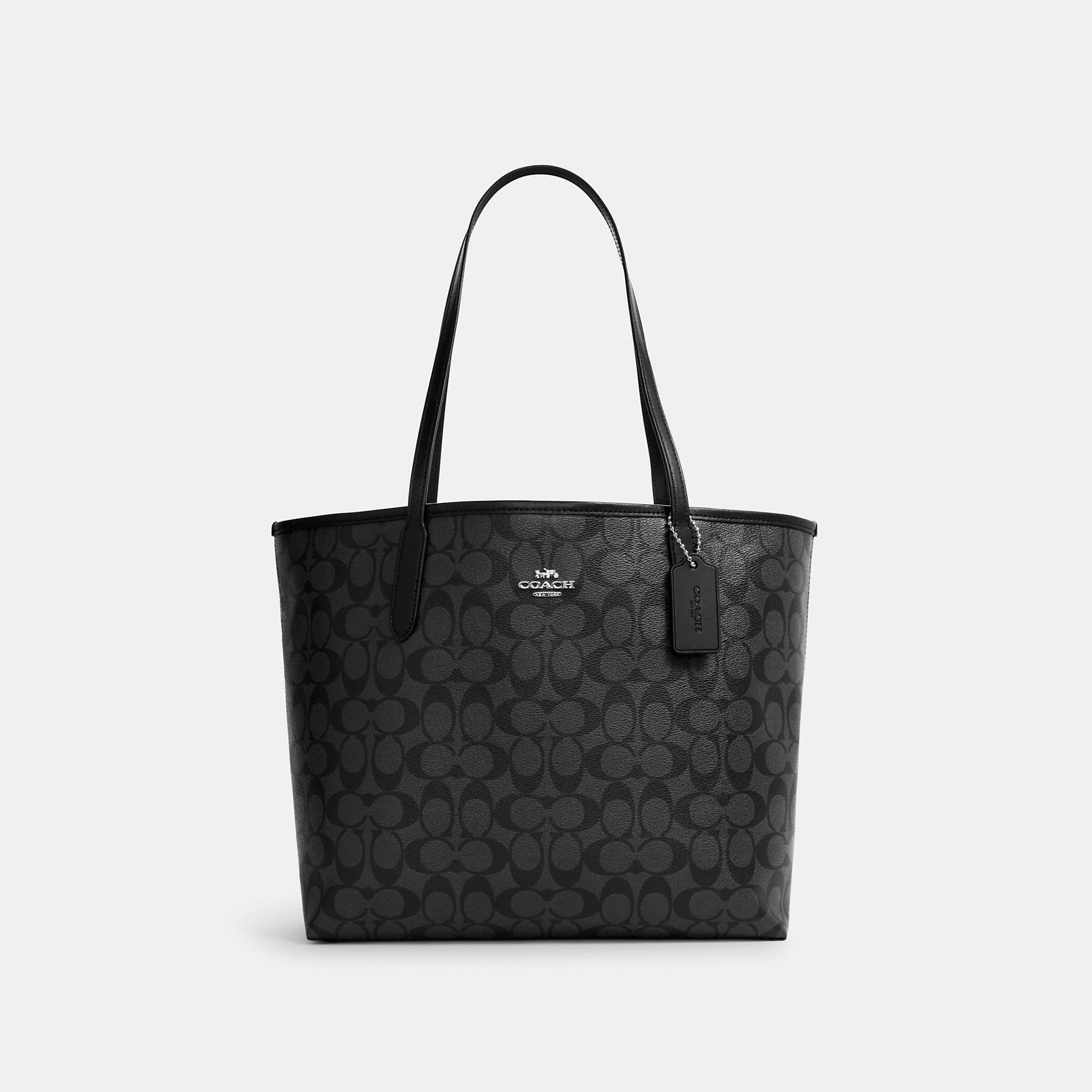 Coach Outlet City Tote in Black | Lyst