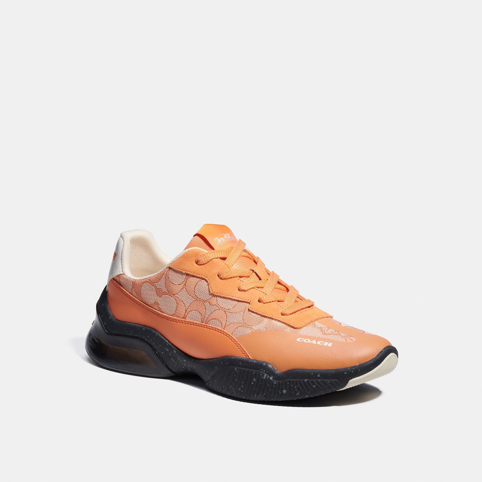Introducir 58+ imagen coach orange shoes